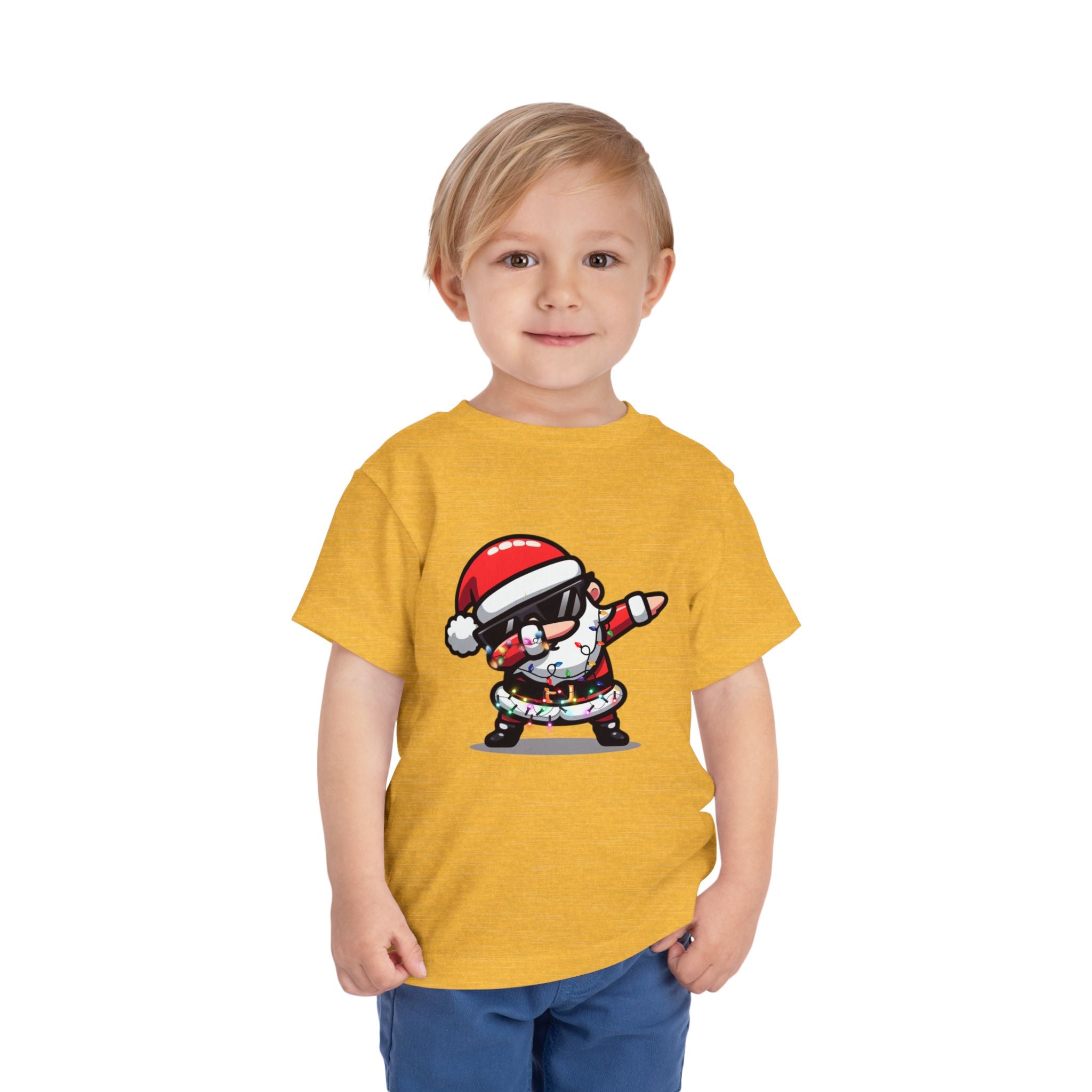 Toddler Tee — Dabbing Santa Holiday Kids Shirt
