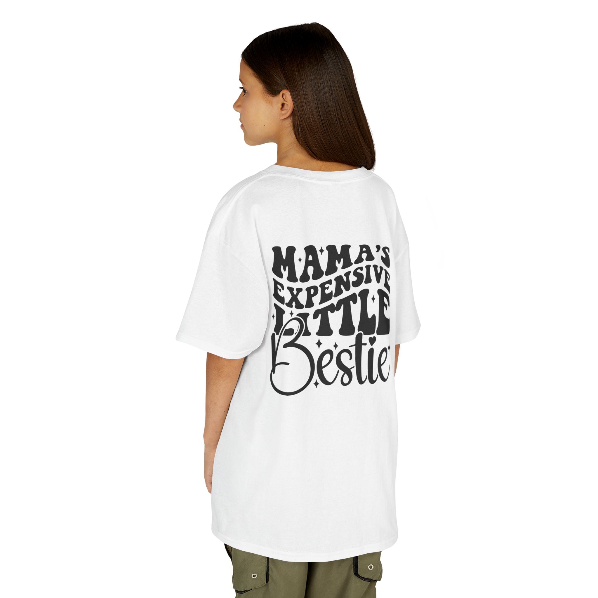 Kids Tee — "Mama’s Expensive Little Bestie" Graphic Shirt