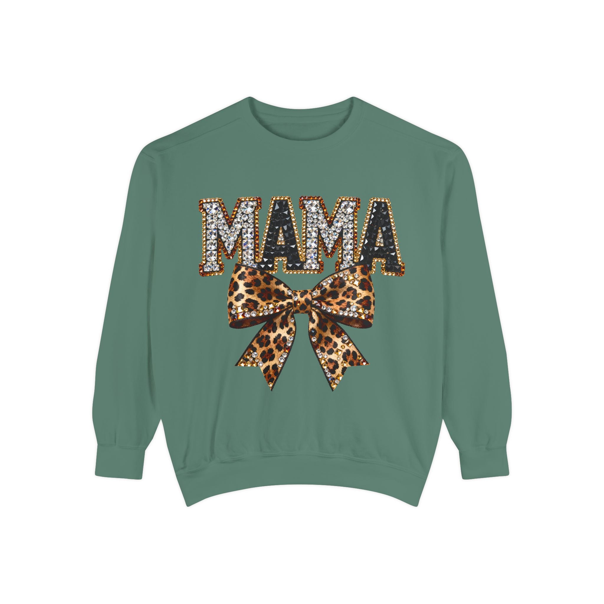 Mama Leopard Bow Sweatshirt — Mother's Day Gift