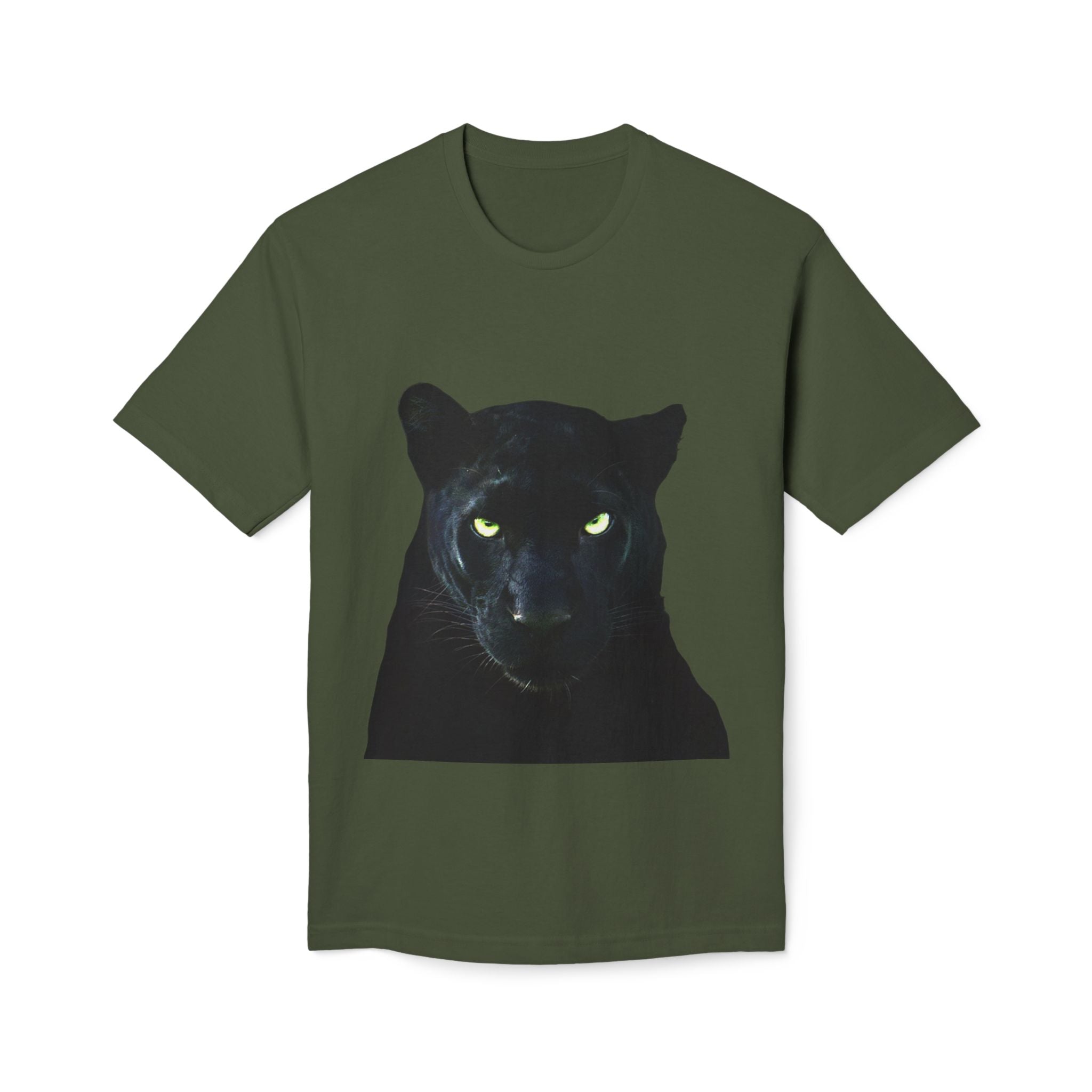 Black Panther Portrait T-Shirt — Bold Cat Graphic Tee