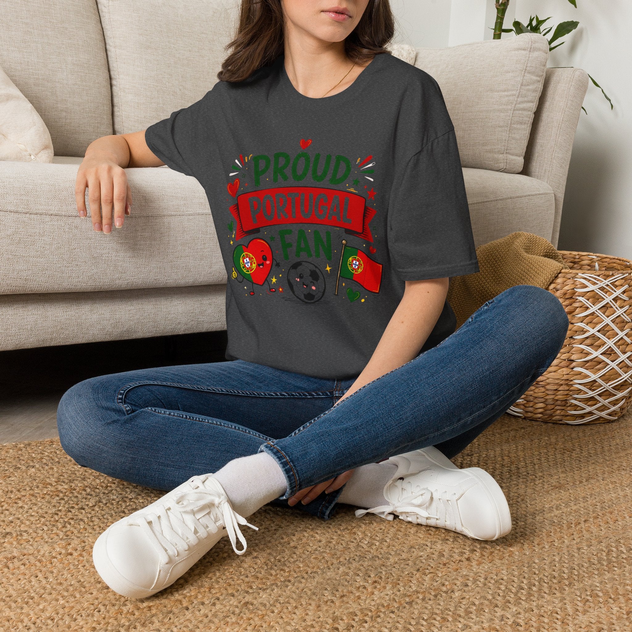 Portugal Fan T‑Shirt — Proud Portugal Fan Soccer Tee
