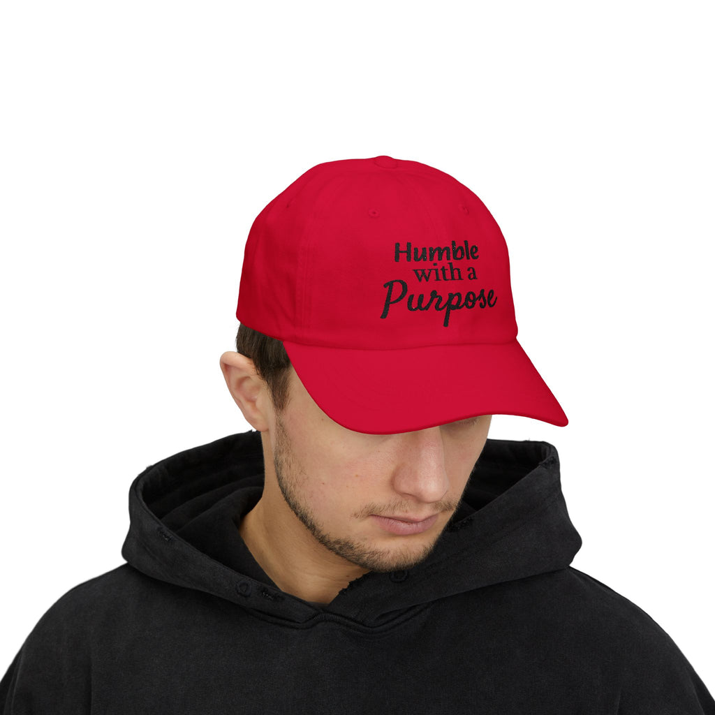 Dad Cap — "Humble with a Purpose" Embroidered Baseball Hat