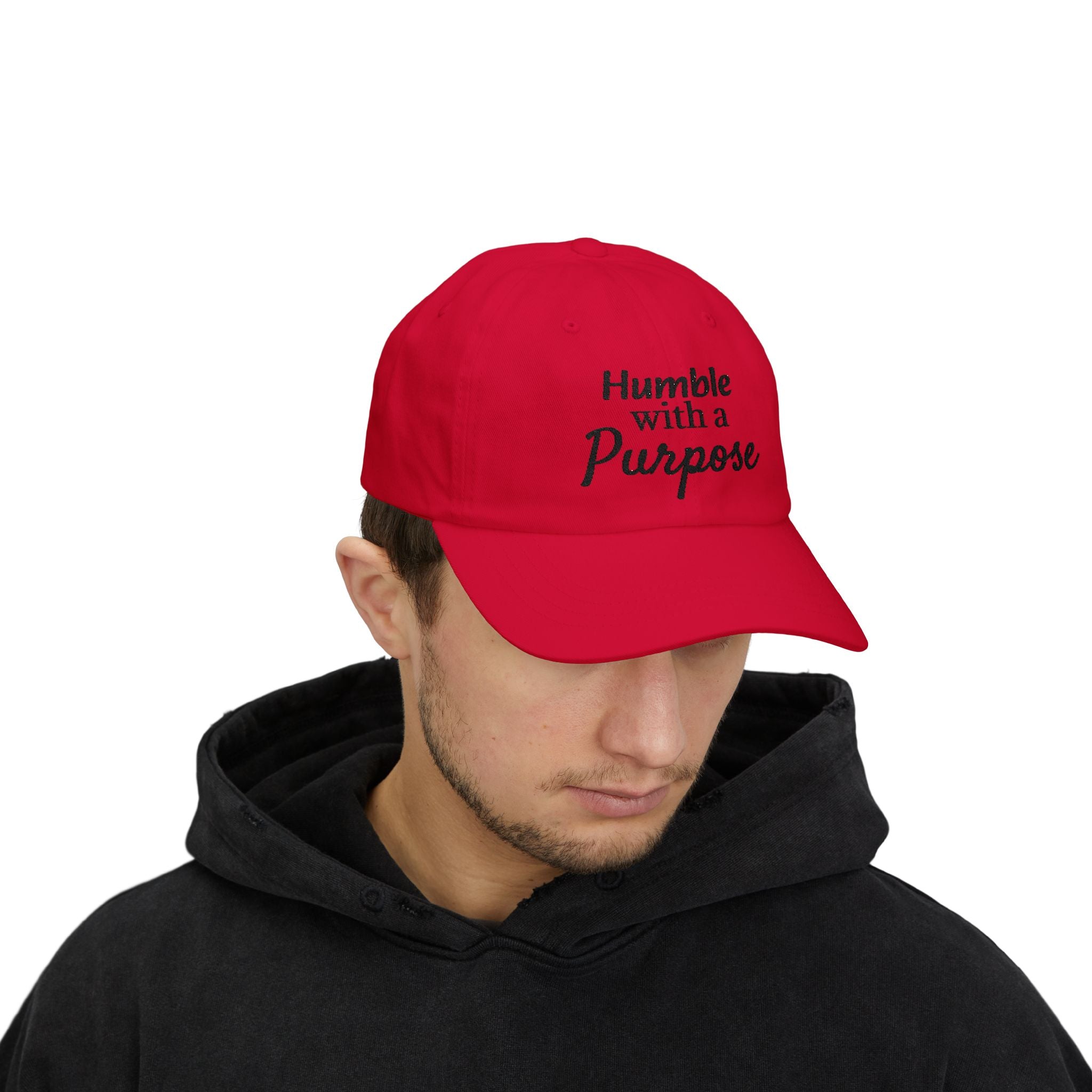 Dad Cap — "Humble with a Purpose" Embroidered Baseball Hat