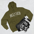 Blessed Fleece Hoodie — Cozy "BLESSED" Pullover for Faith & Everyday Comfort