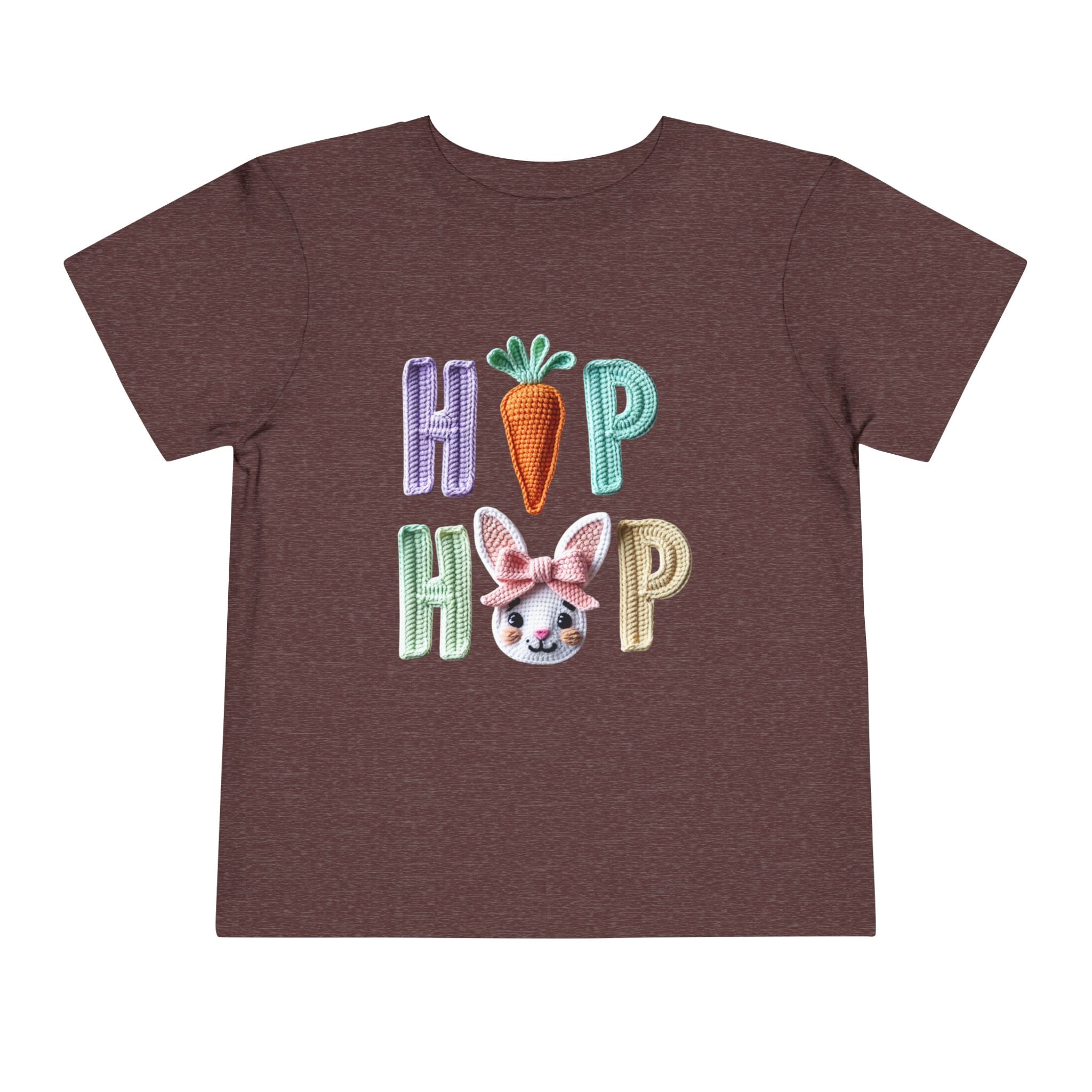 Hip Hop Easter Toddler Tee — Cute Bunny & Carrot Kids Shirt