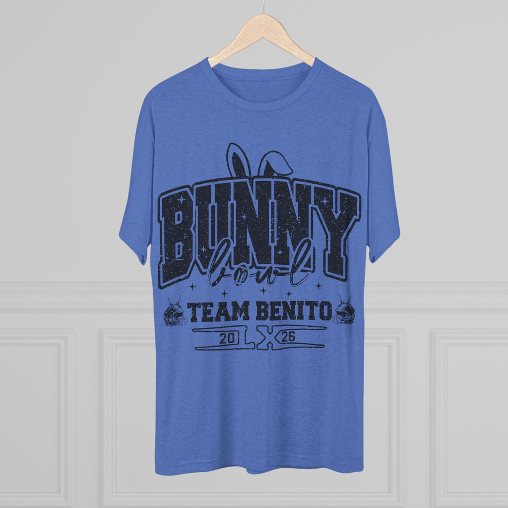 Bunny Bowl Team Benito Tee — Vintage Sports Easter Rabbit Graphic Shirt