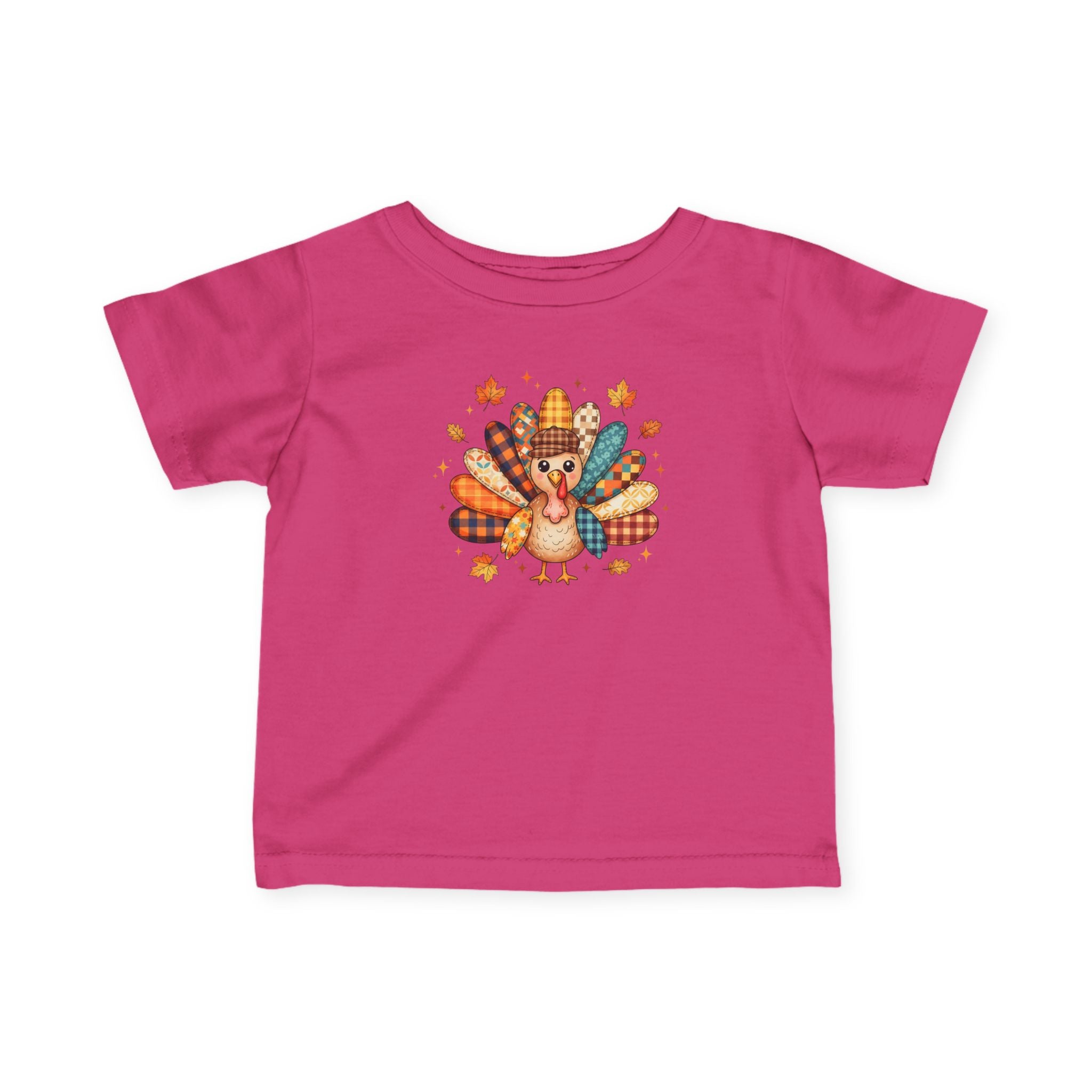 Infant Tee — Cute Thanksgiving Turkey Graphic Baby Shirt