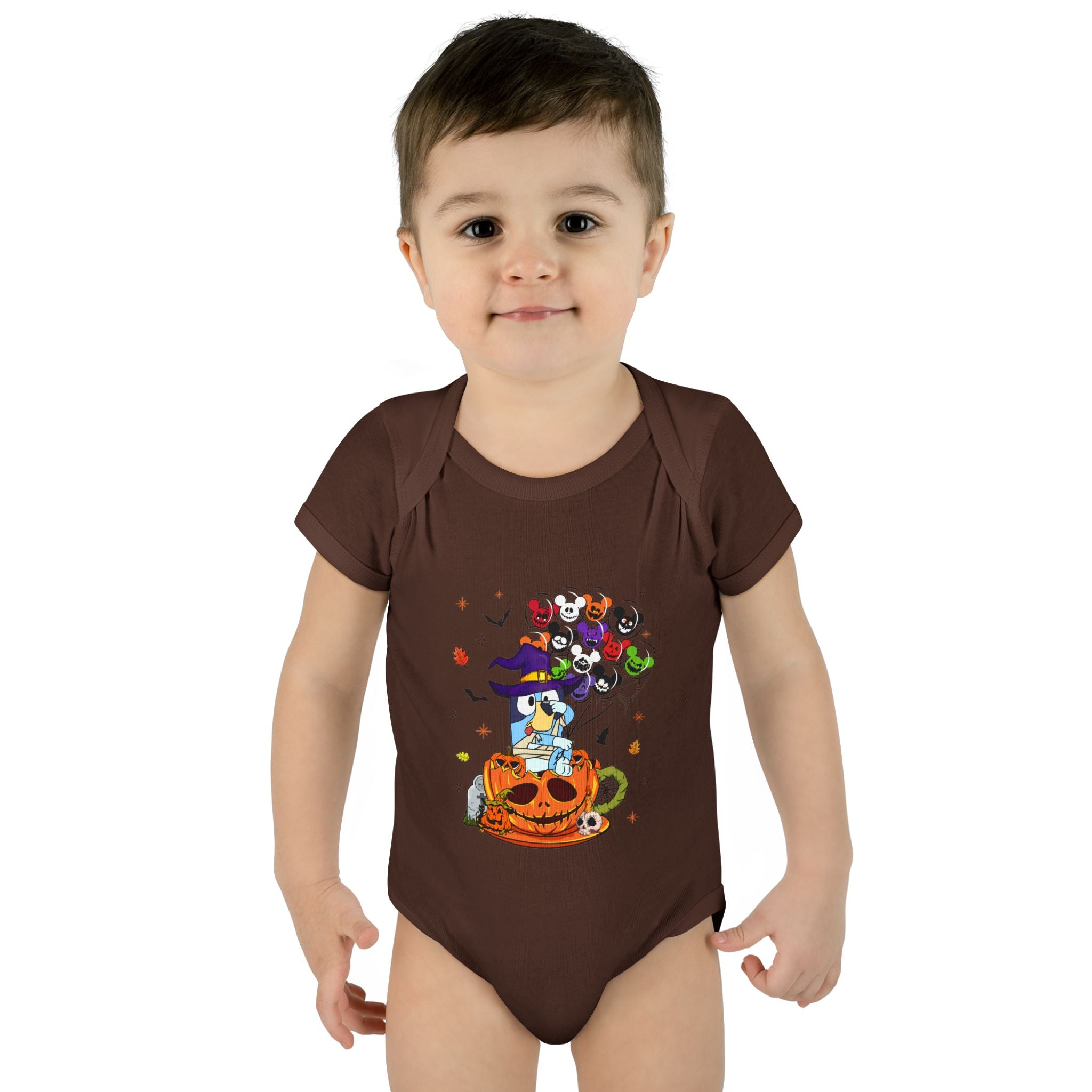 Infant Halloween Witch Pumpkin Bodysuit – Cute Baby Trick-or-Treat Costume