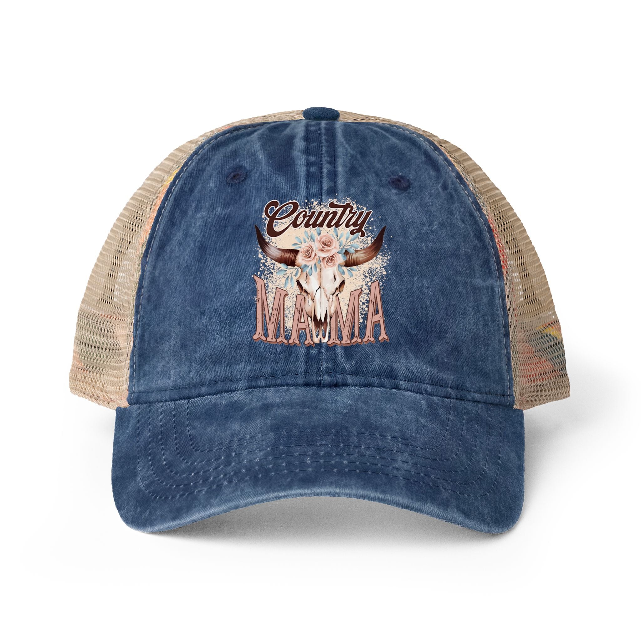 Women's Washed Mesh-Back Cap