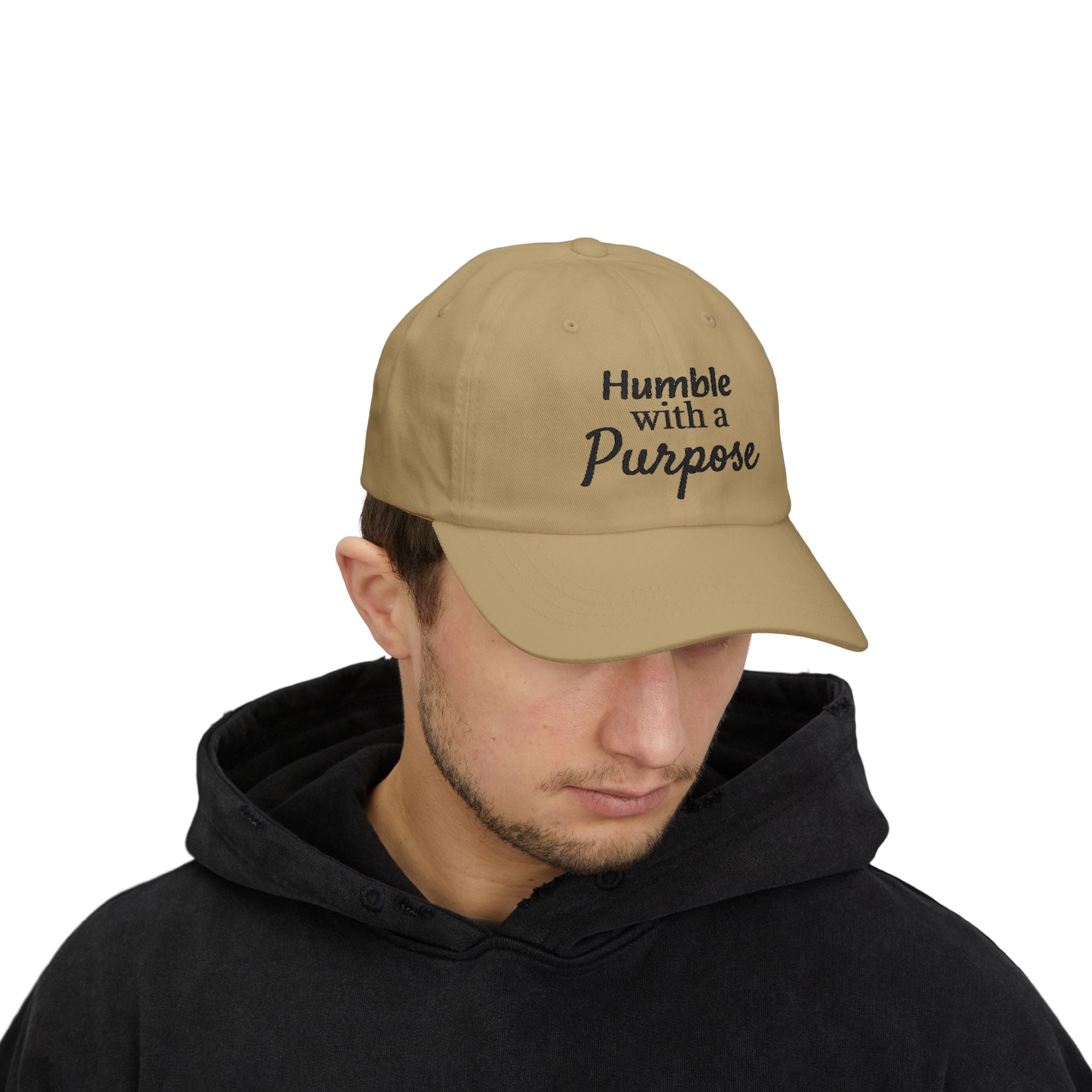 Dad Cap — "Humble with a Purpose" Embroidered Baseball Hat
