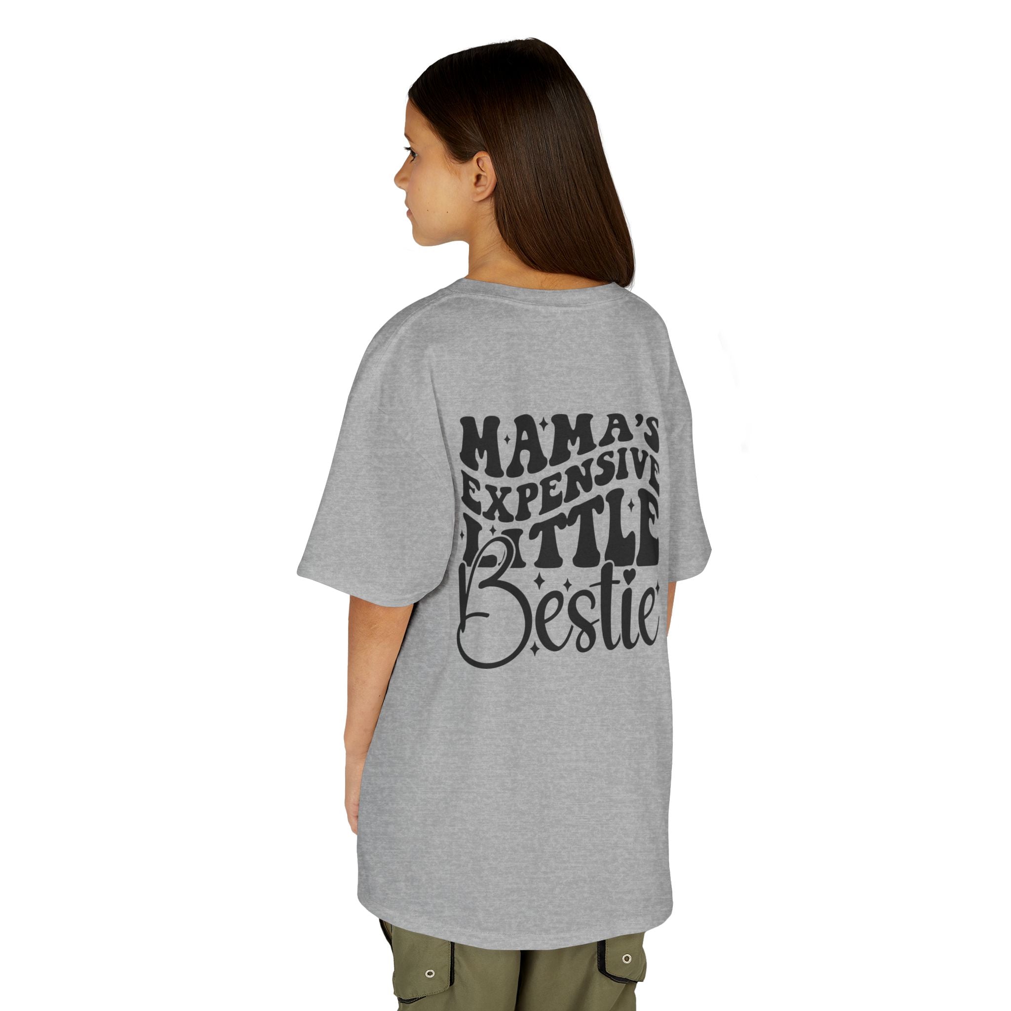 Kids Tee — "Mama’s Expensive Little Bestie" Graphic Shirt