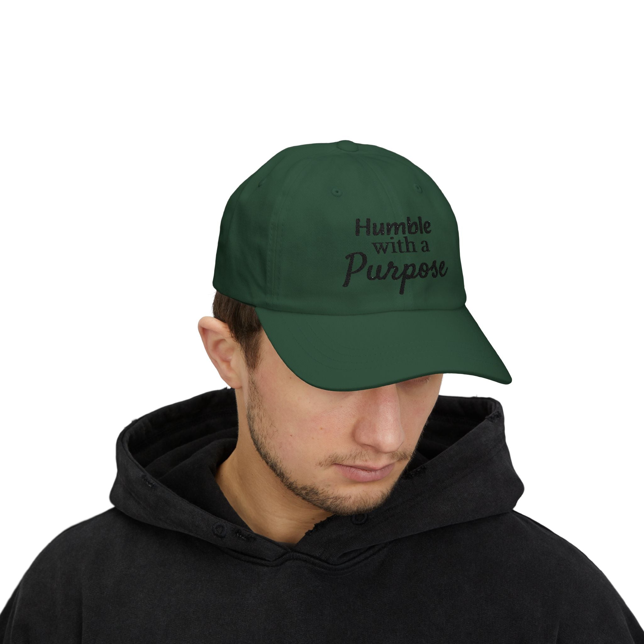 Dad Cap — "Humble with a Purpose" Embroidered Baseball Hat