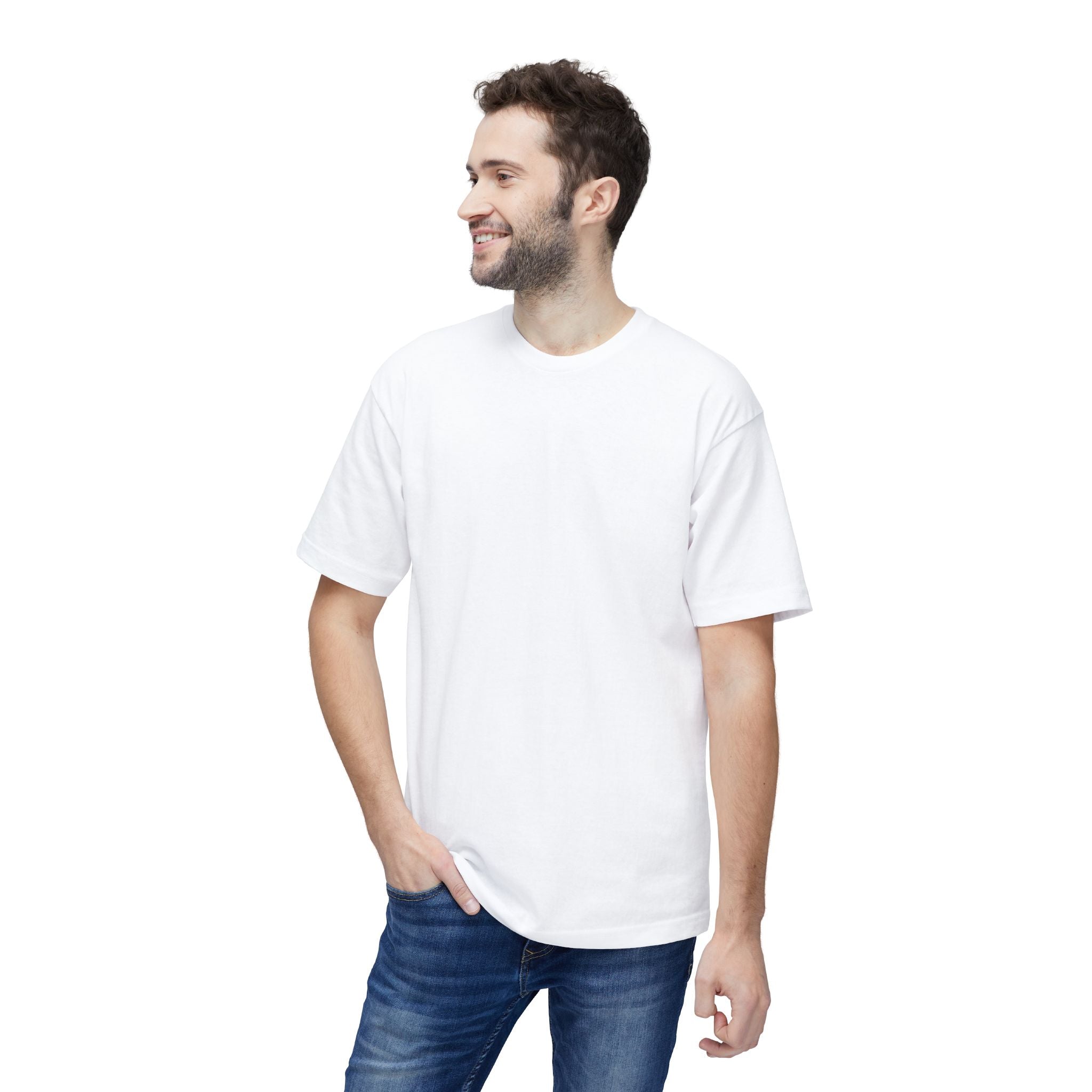 Crown Graphic T-Shirt — Grunge Black Paint Crown Back Print