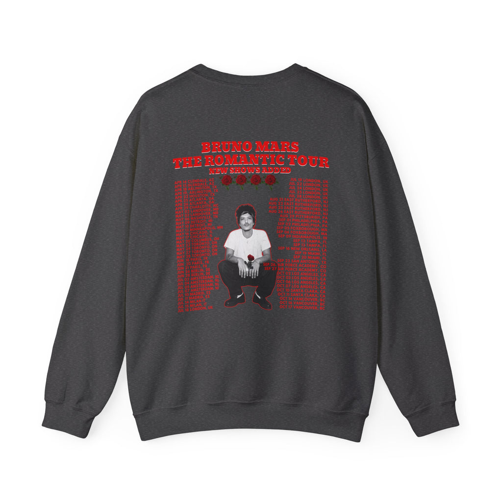 Tour Crewneck Sweatshirt — The Romantic Tour Graphic