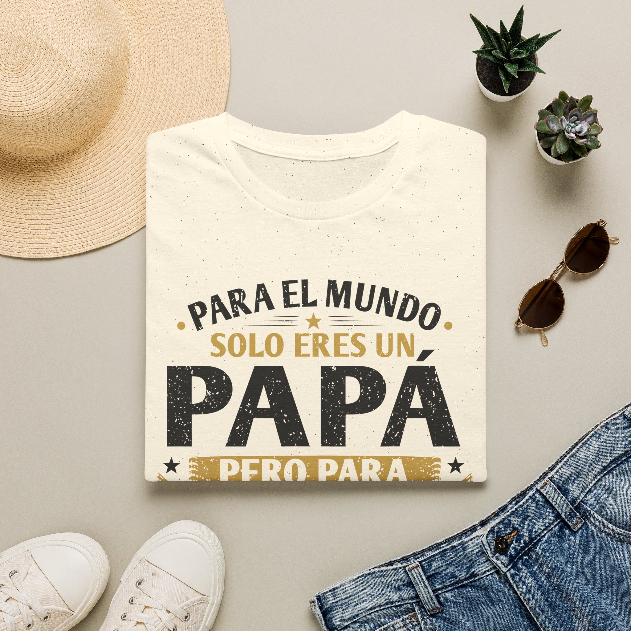 T-Shirt — “Para el mundo solo eres un Papá” Spanish Father’s Day Tee