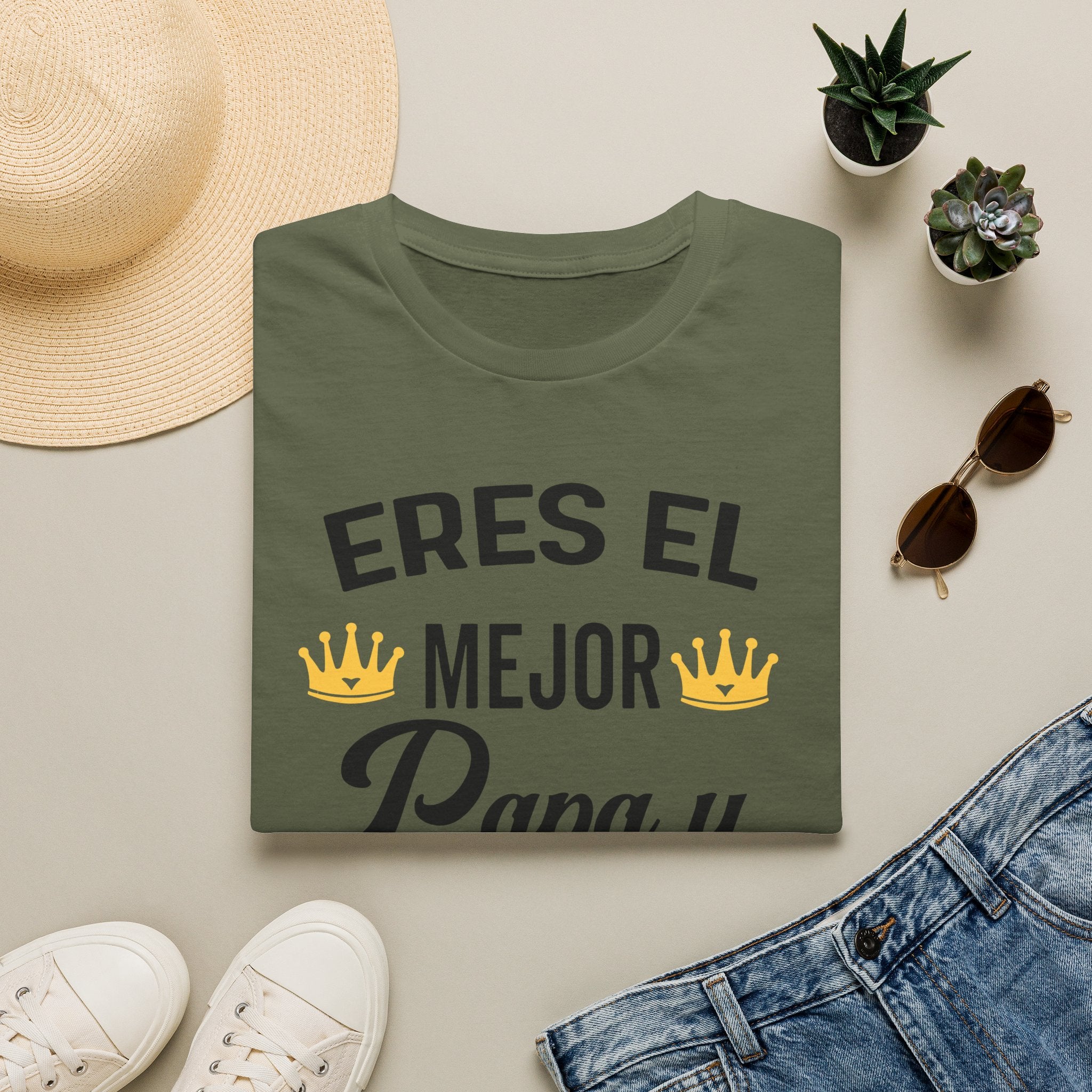 T-Shirt — "Eres el mejor papá y esposo del mundo" Spanish Father's Day Tee