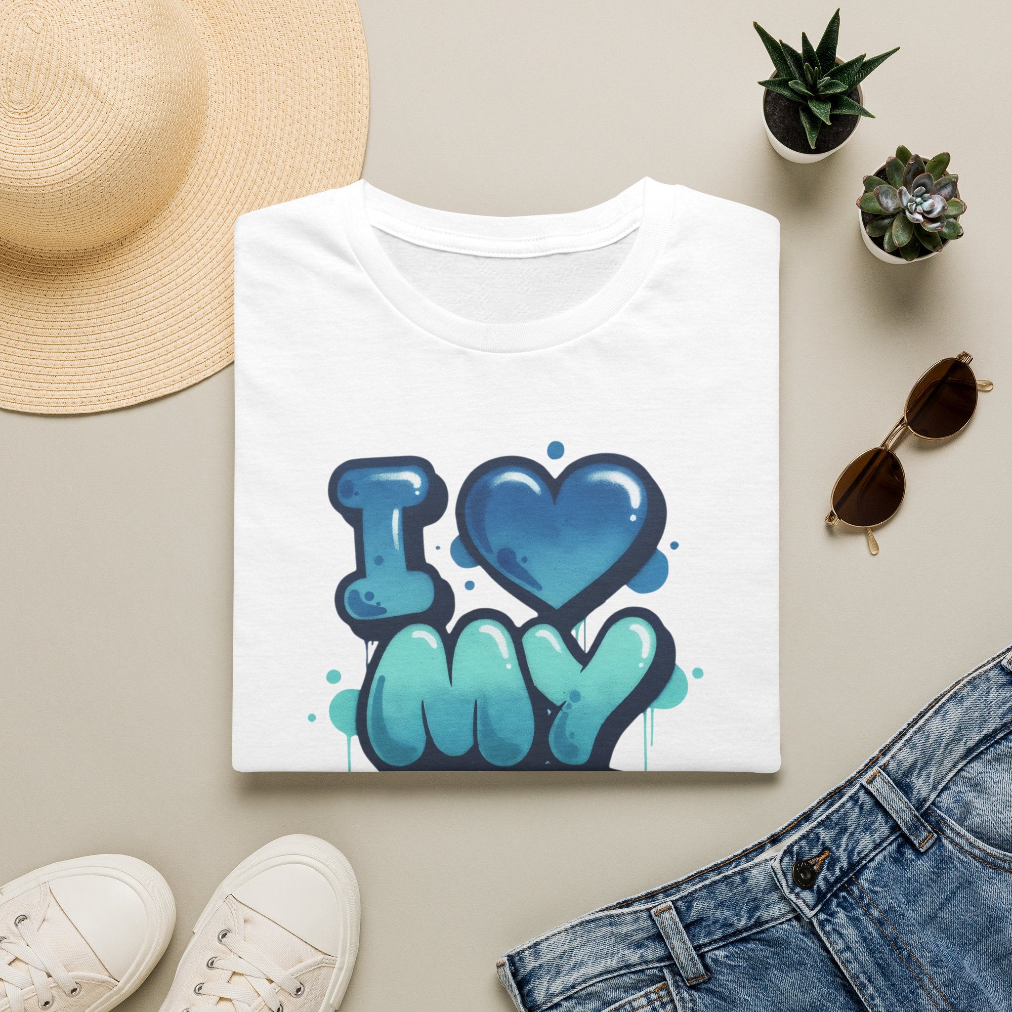 I  My GF Graffiti T-Shirt