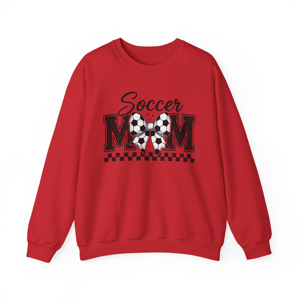 Soccer Mom Crewneck Sweatshirt — Vintage Soccer Ball Design
