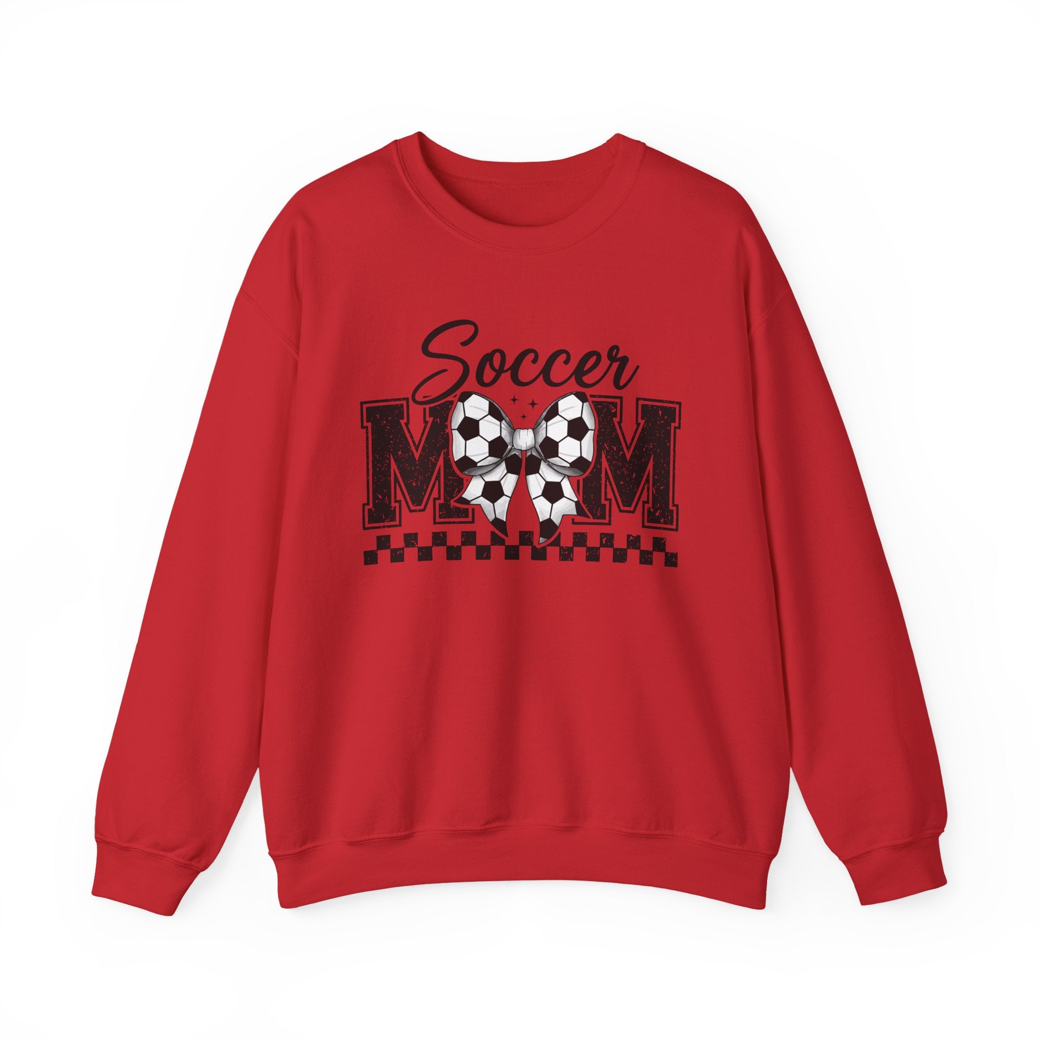 Soccer Mom Crewneck Sweatshirt — Vintage Soccer Ball Design
