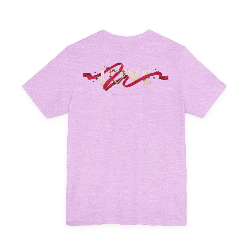 XOXO Bow Hearts T-Shirt | Love Scribble Back Tee