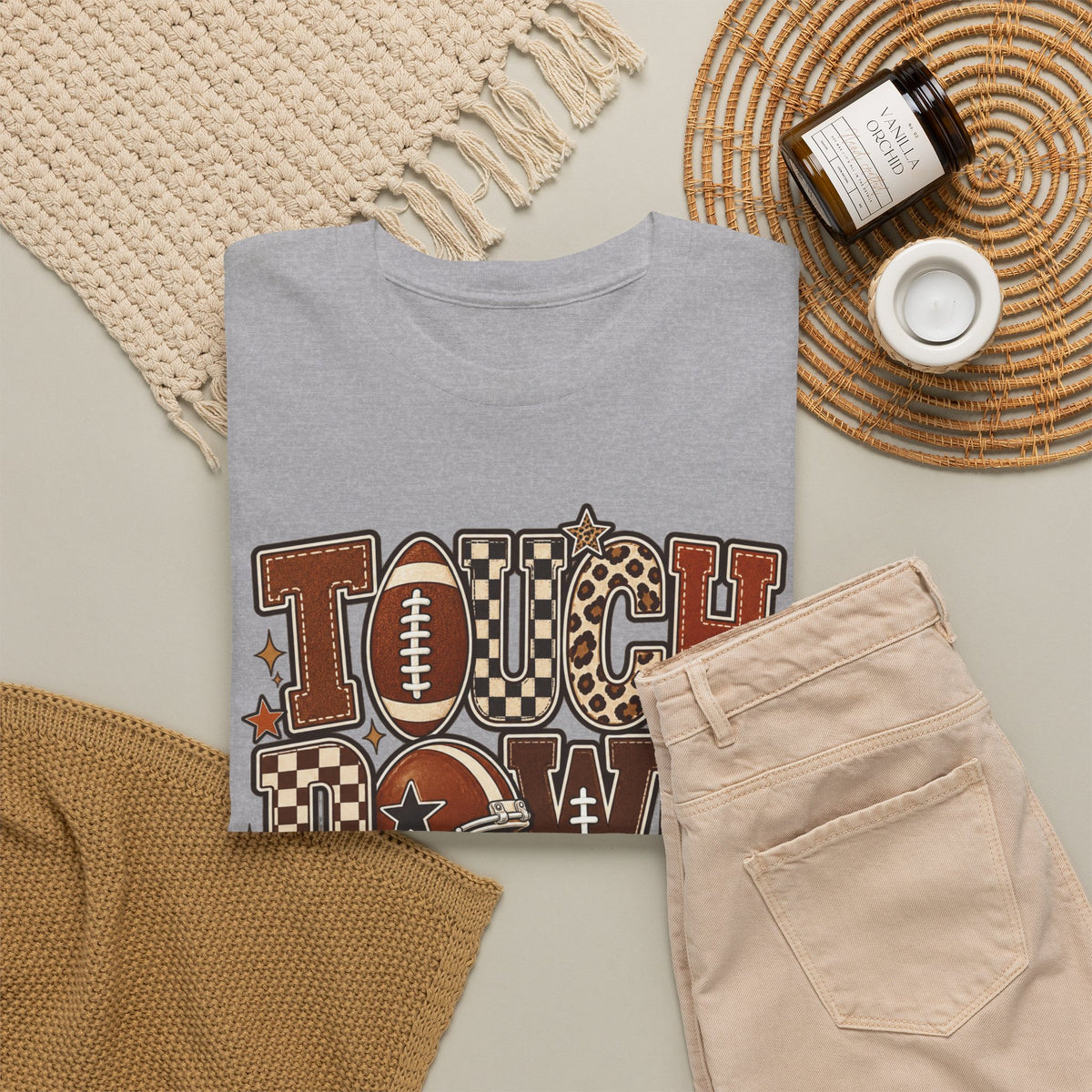 Tough Down Season Football T-Shirt