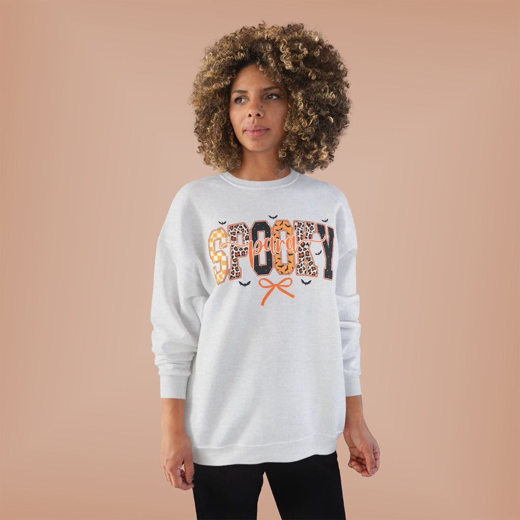 Spooky Leopard Halloween Crewneck Sweatshirt