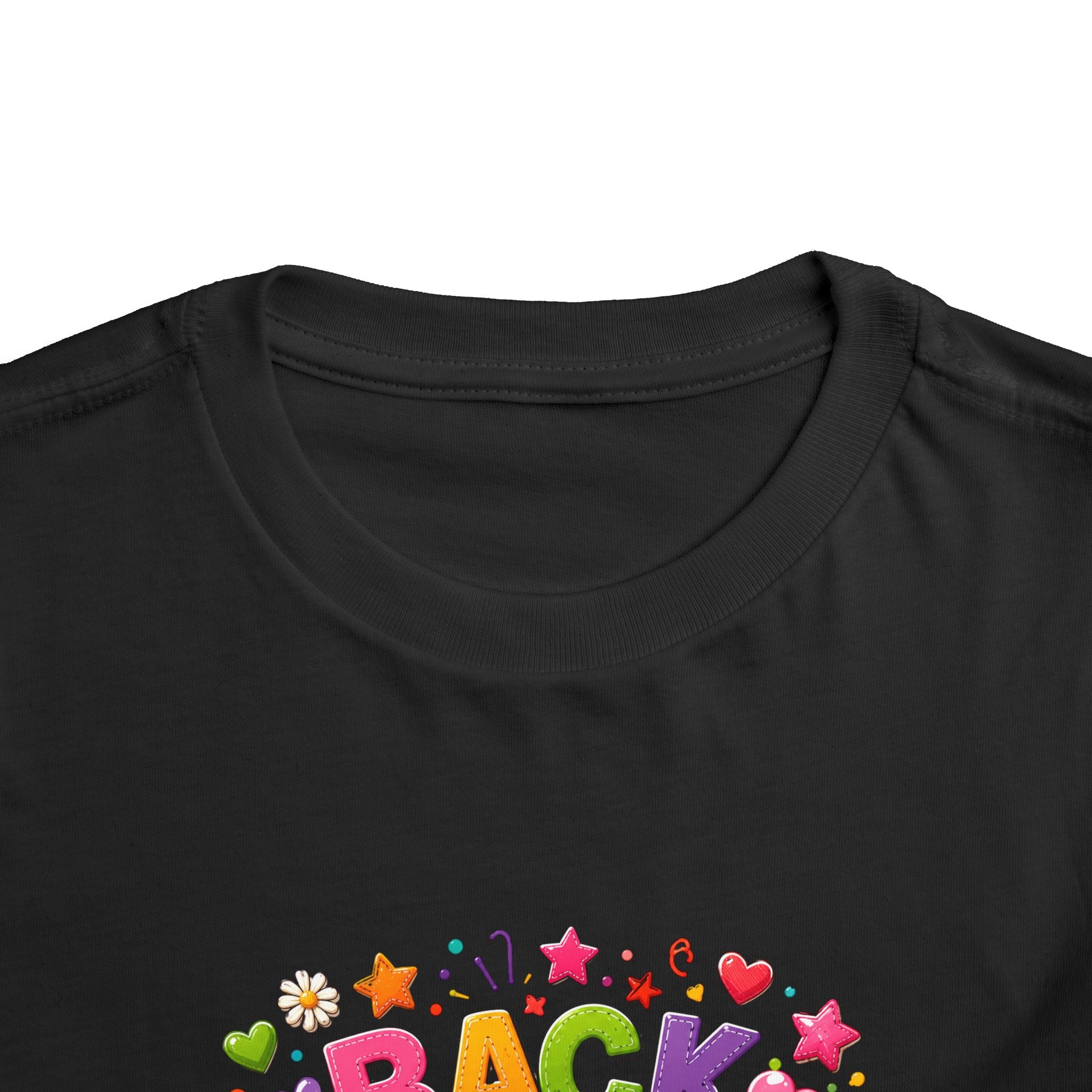 Back to School Toddler Tee – Cute Kawaii School Supplies Graphic