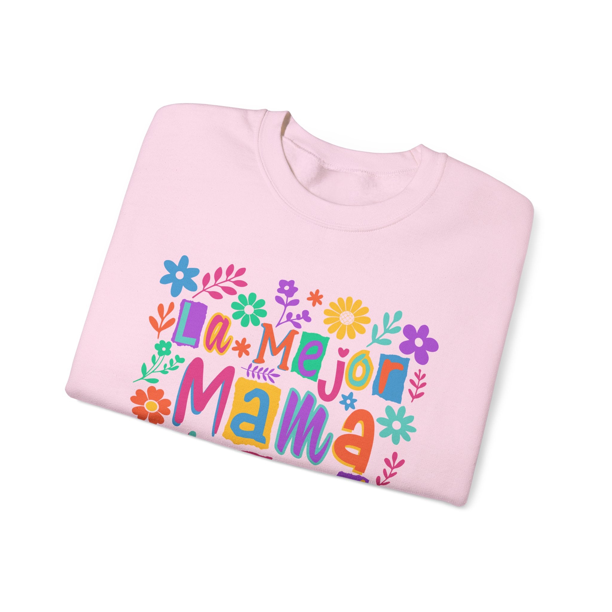 Sweatshirt — La Mejor Mamá del Mundo Floral Mother's Day Crewneck