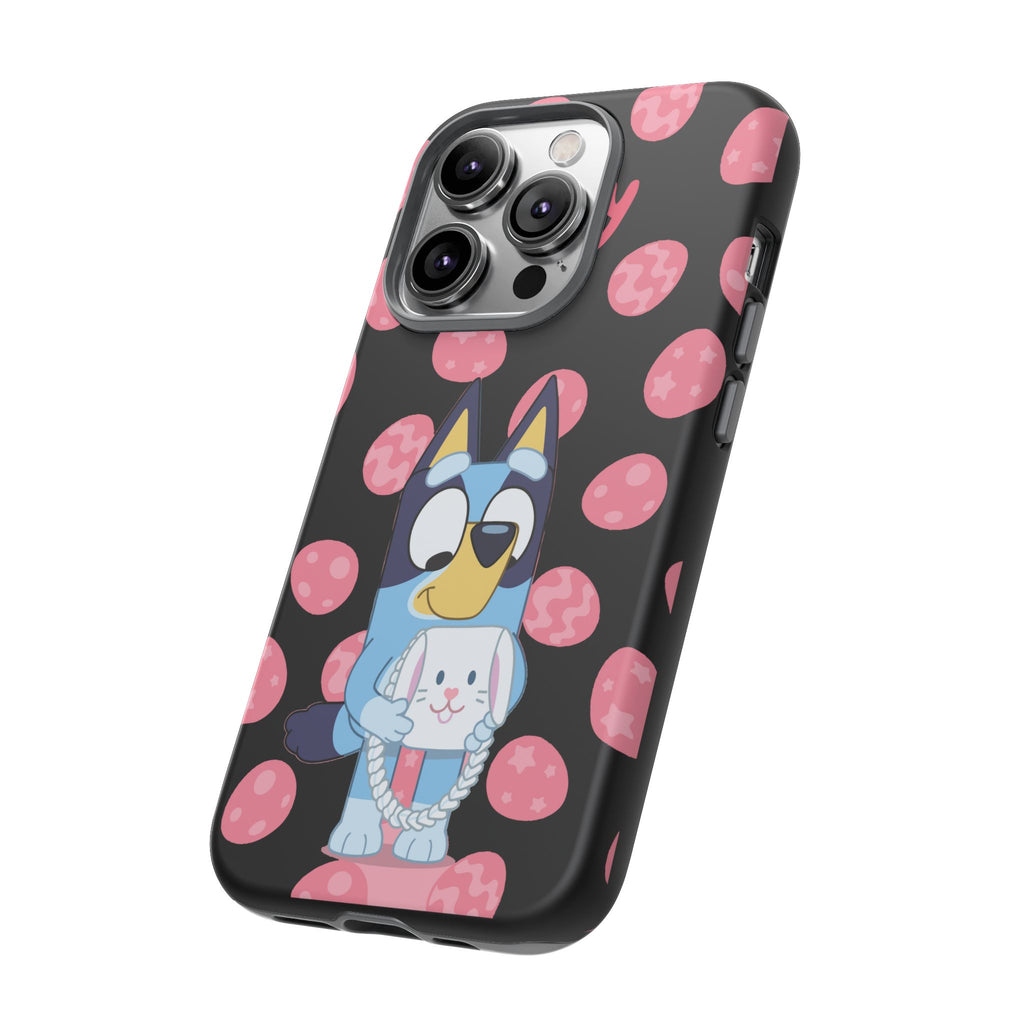 Bluey Holding Bunny phone case | Cute cartoon character phone case