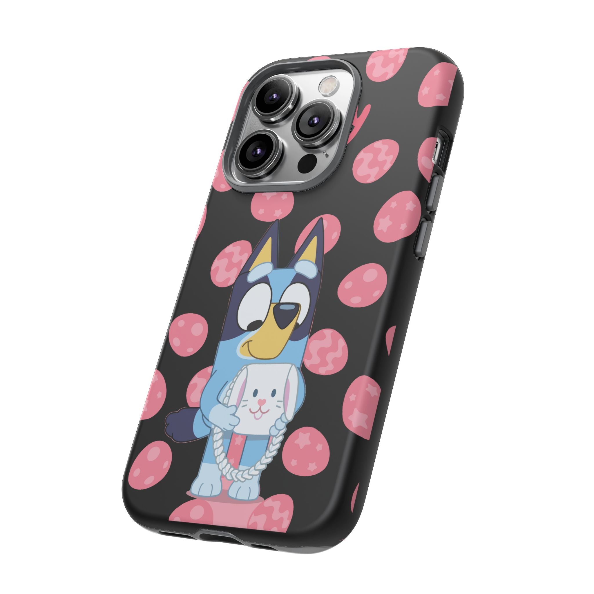 Bluey Holding Bunny phone case | Cute cartoon character phone case