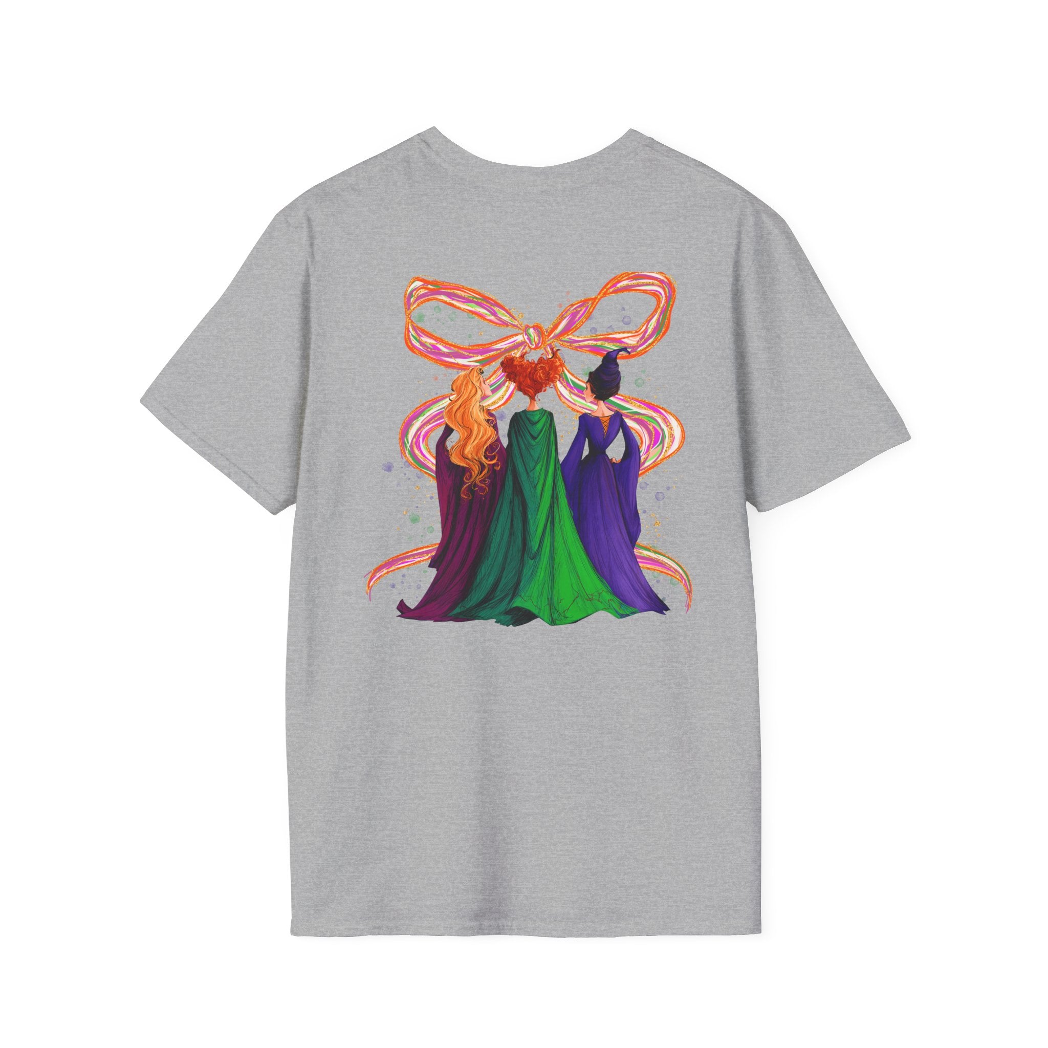 Hocus Pocus Halloween T‑Shirt — Colorful Witch Sisters Movie Tribute