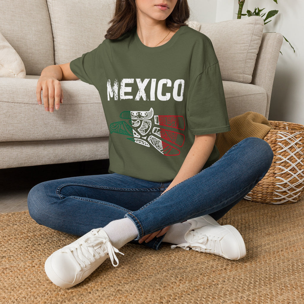 Mexico Flag Guitar T-Shirt — Mexican Pride Music Tee