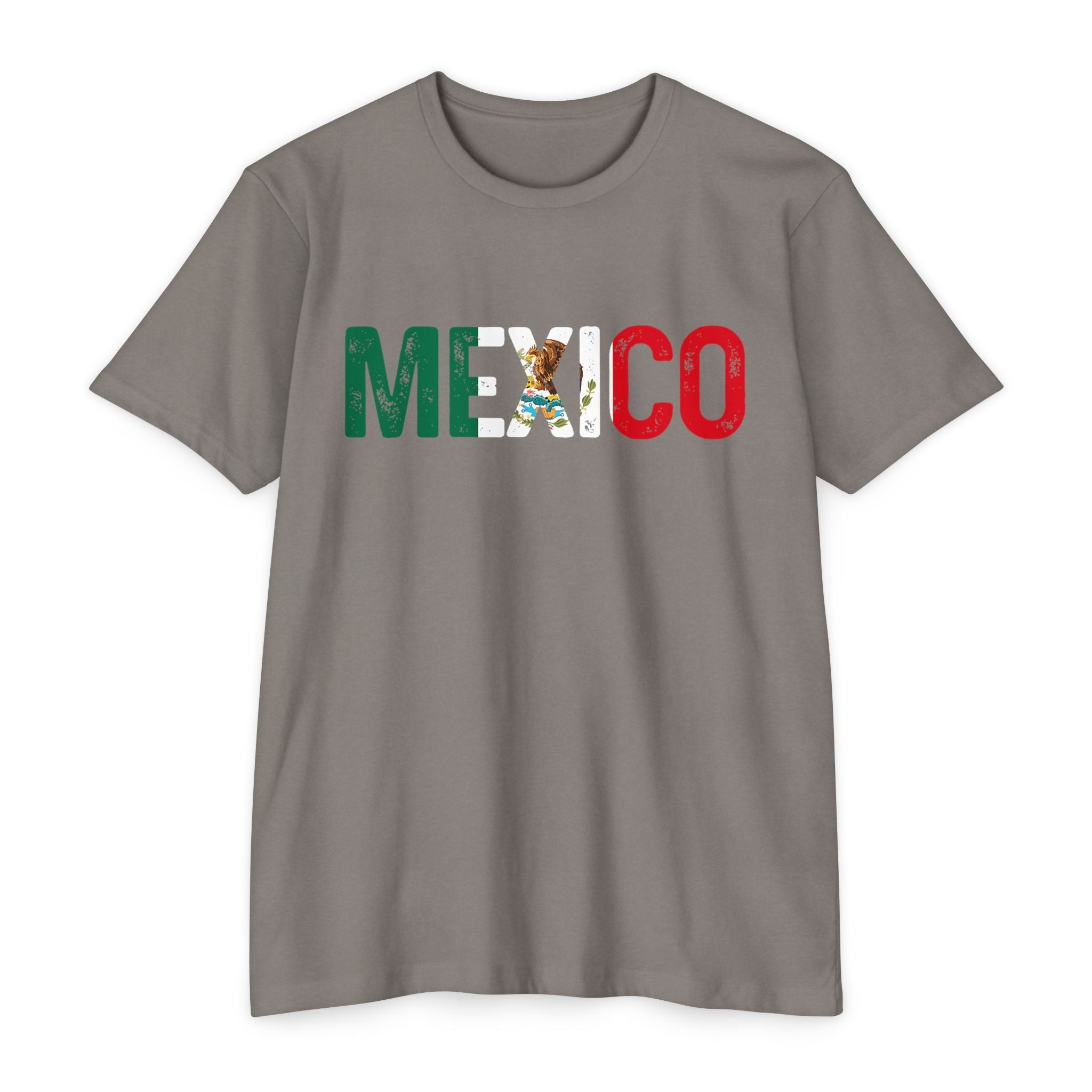 Mexico Flag T-Shirt — Mexican Eagle Emblem Tee