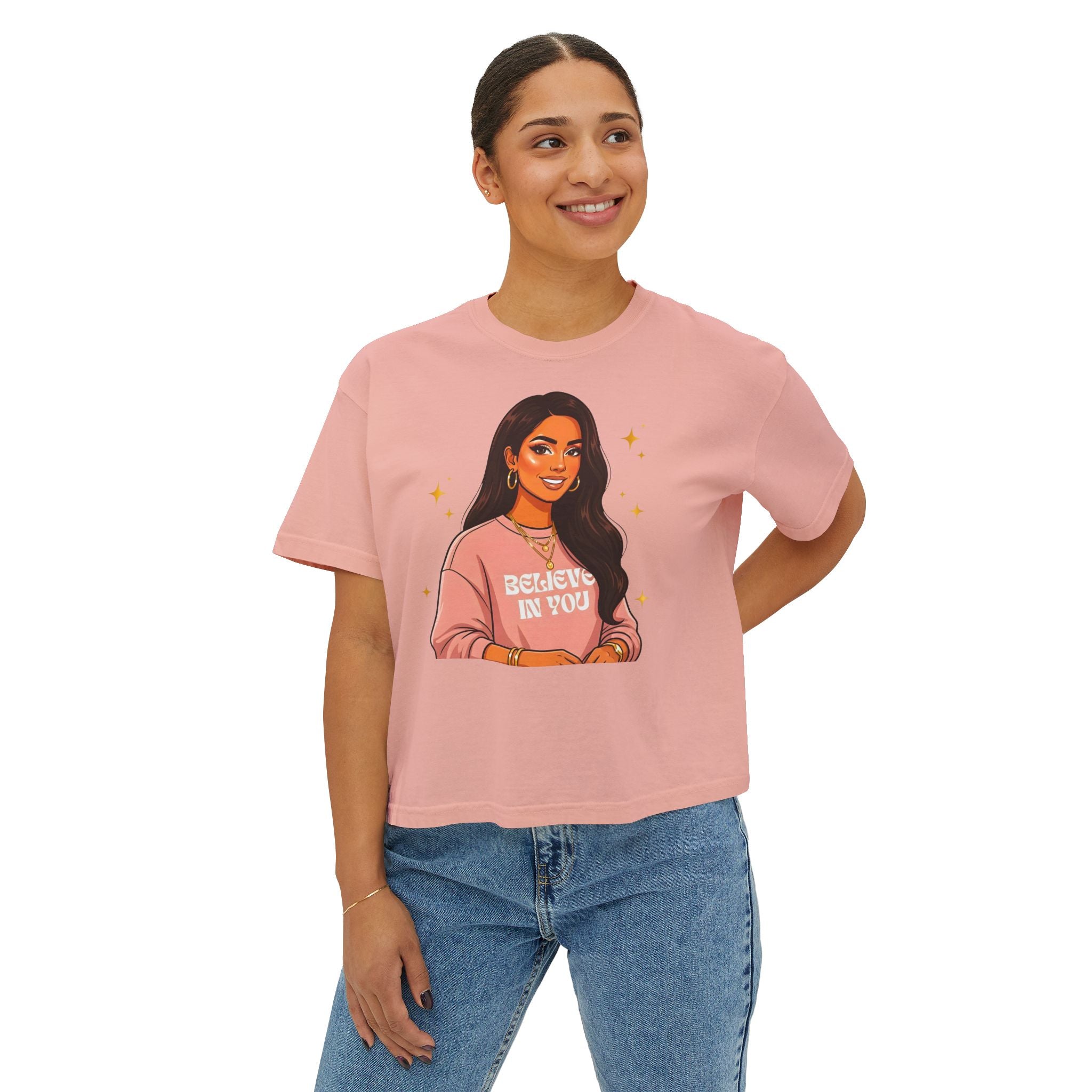 Believe In You Boxy Tee