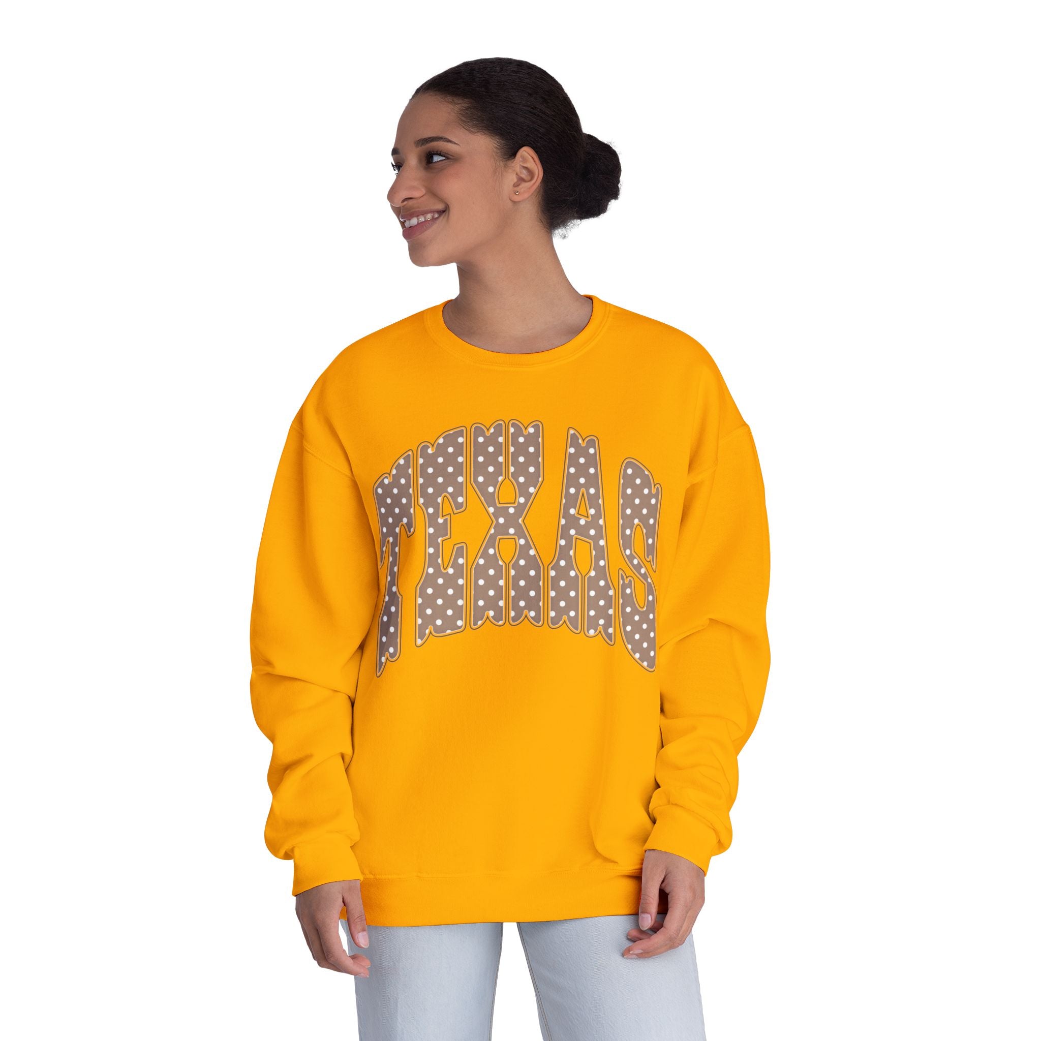 Texas Leopard Print Crewneck Sweatshirt