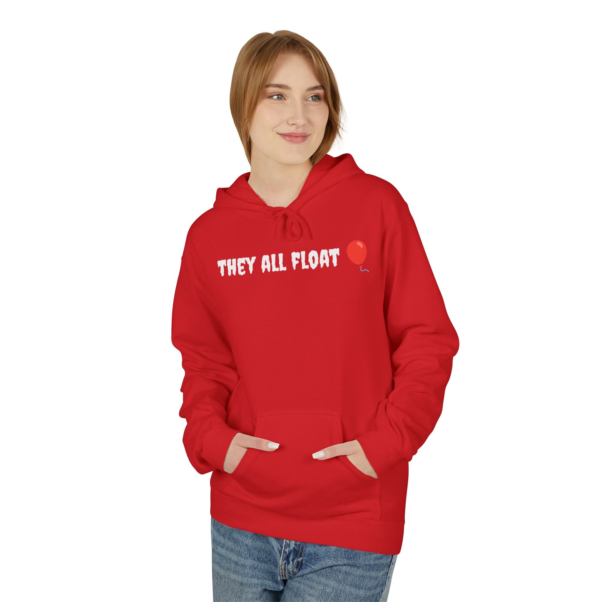 Horror Clown Girl Hoodie – Dark Balloon Graphic Pullover