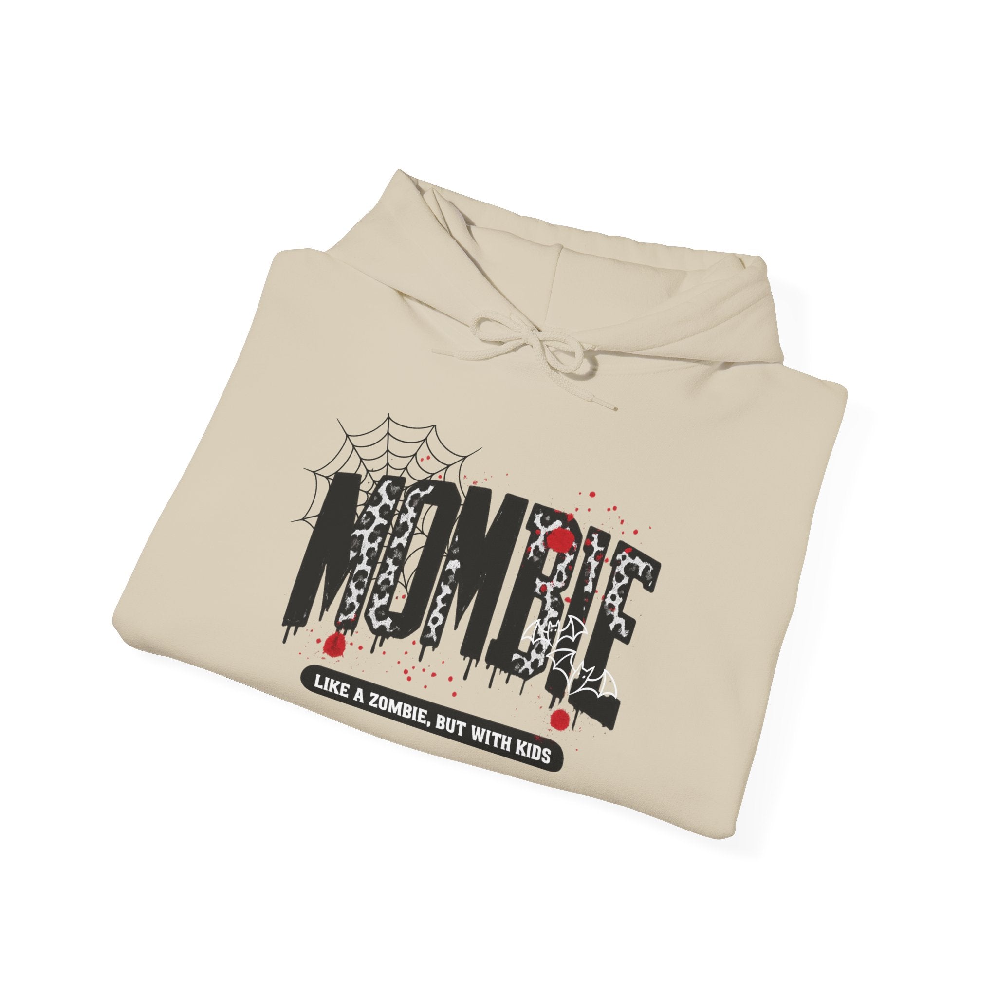 Hoodie - "Nombie" Funny Zombie Dad Hoodie (Like a Zombie, But With Kids)