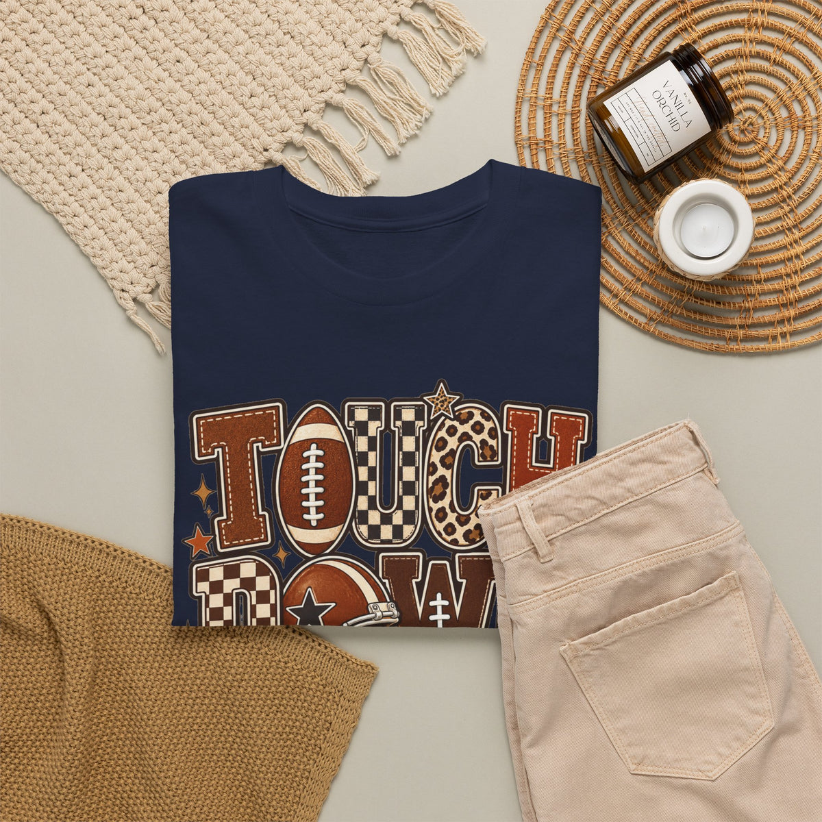 Tough Down Season Football T-Shirt