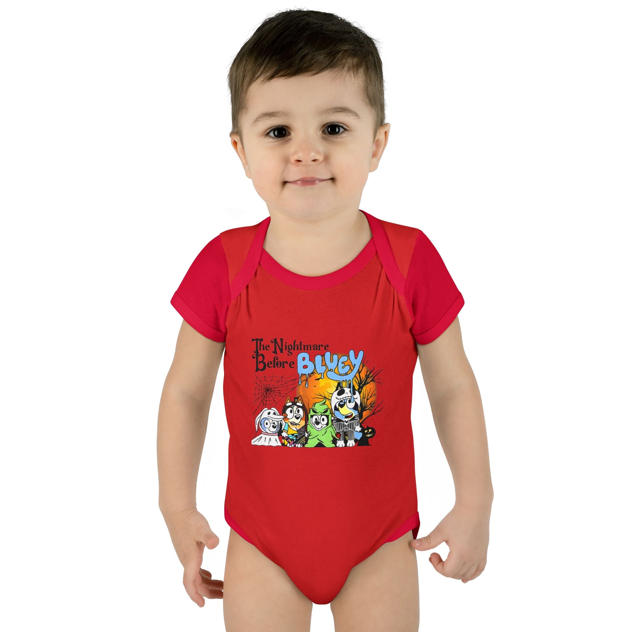 Baby Bodysuit - Cute Cartoon Halloween Infant Onesie