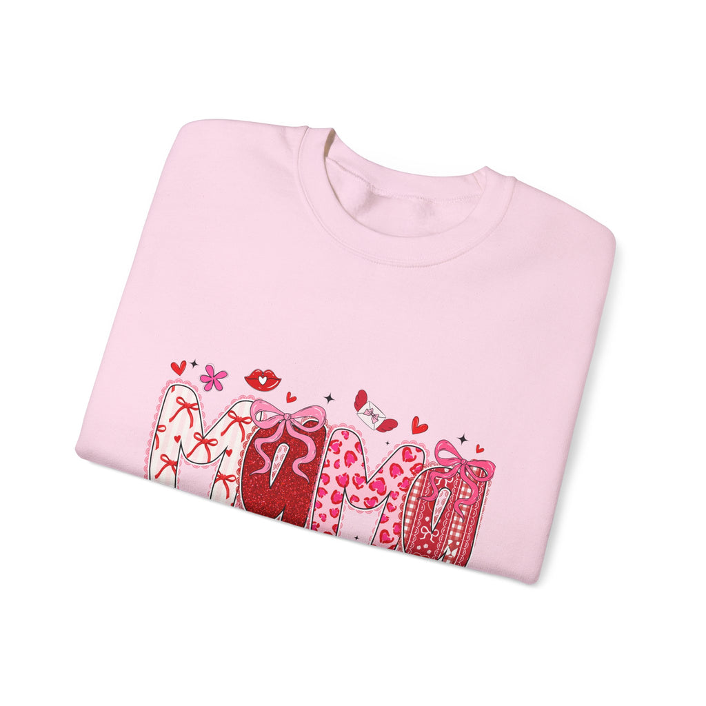 Heart Graphic Sweatshirt - Cute Valentine’s Day