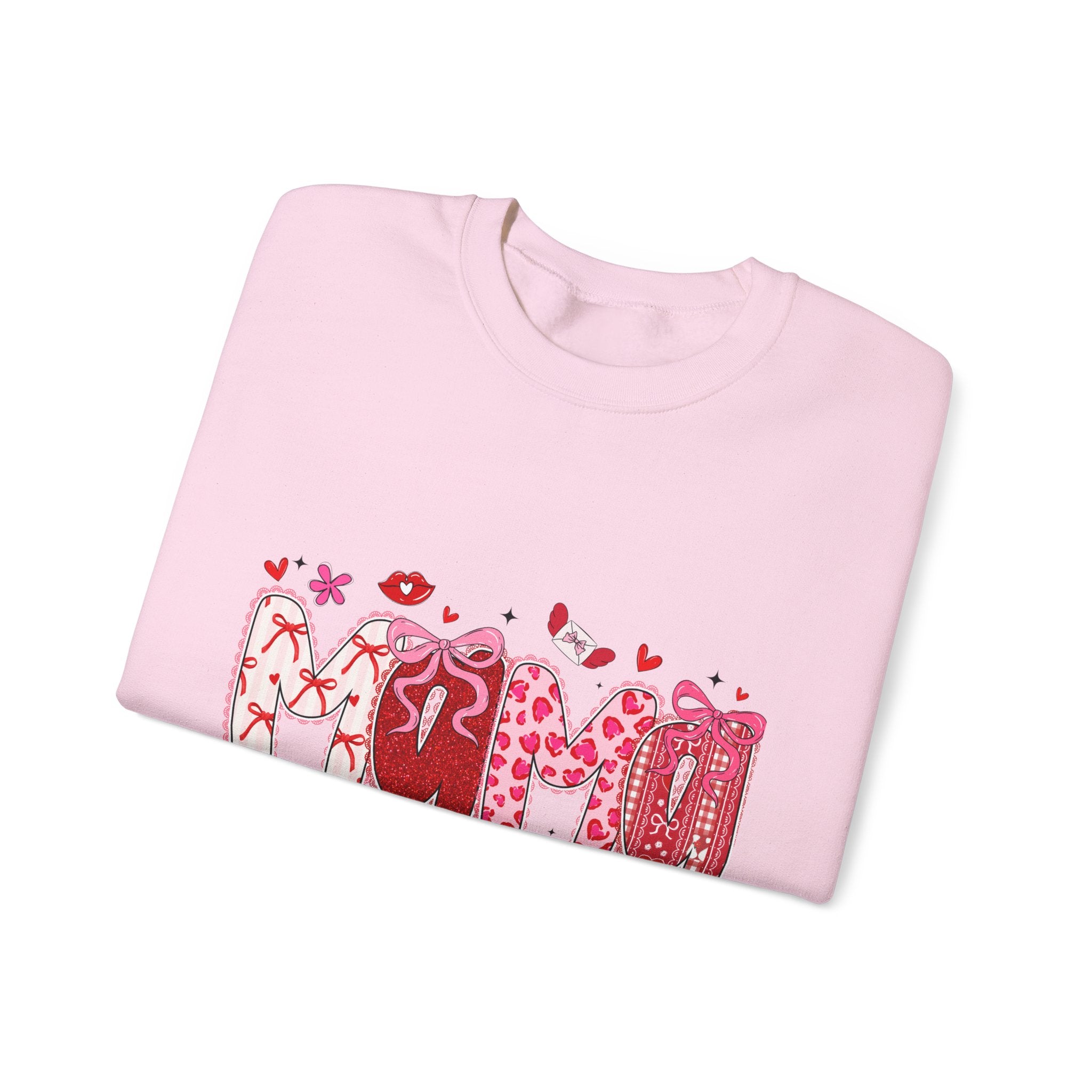 Heart Graphic Sweatshirt - Cute Valentine’s Day