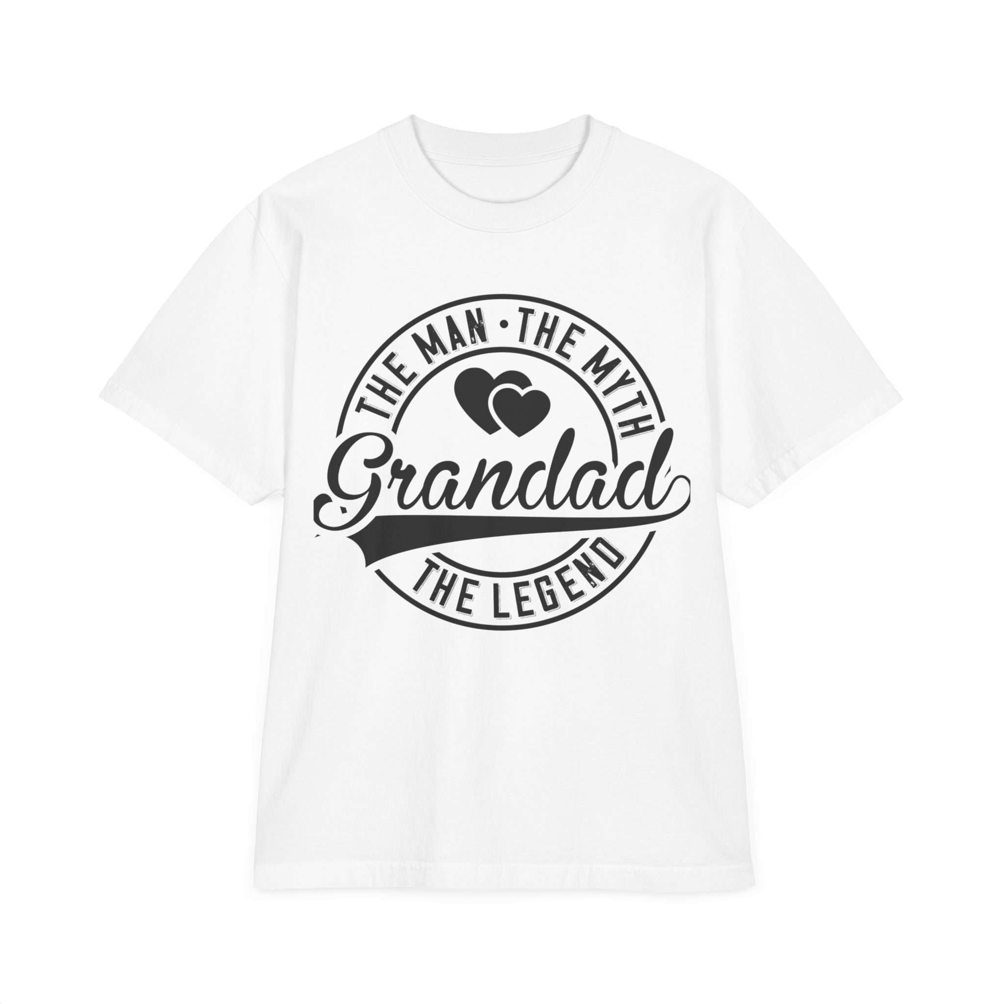 Granddad T-Shirt — "The Man • The Myth • The Legend" Grandad Gift Tee
