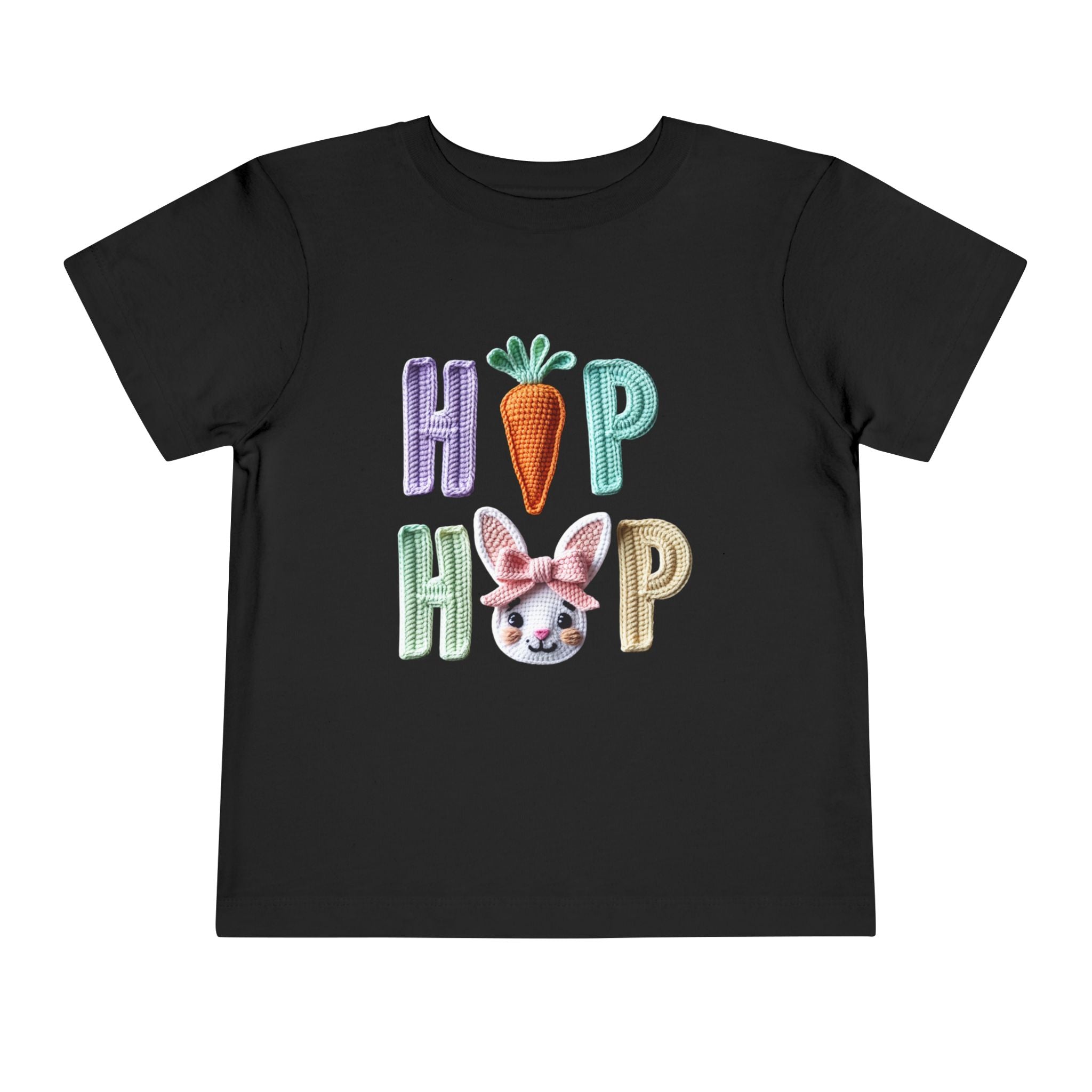 Hip Hop Easter Toddler Tee — Cute Bunny & Carrot Kids Shirt
