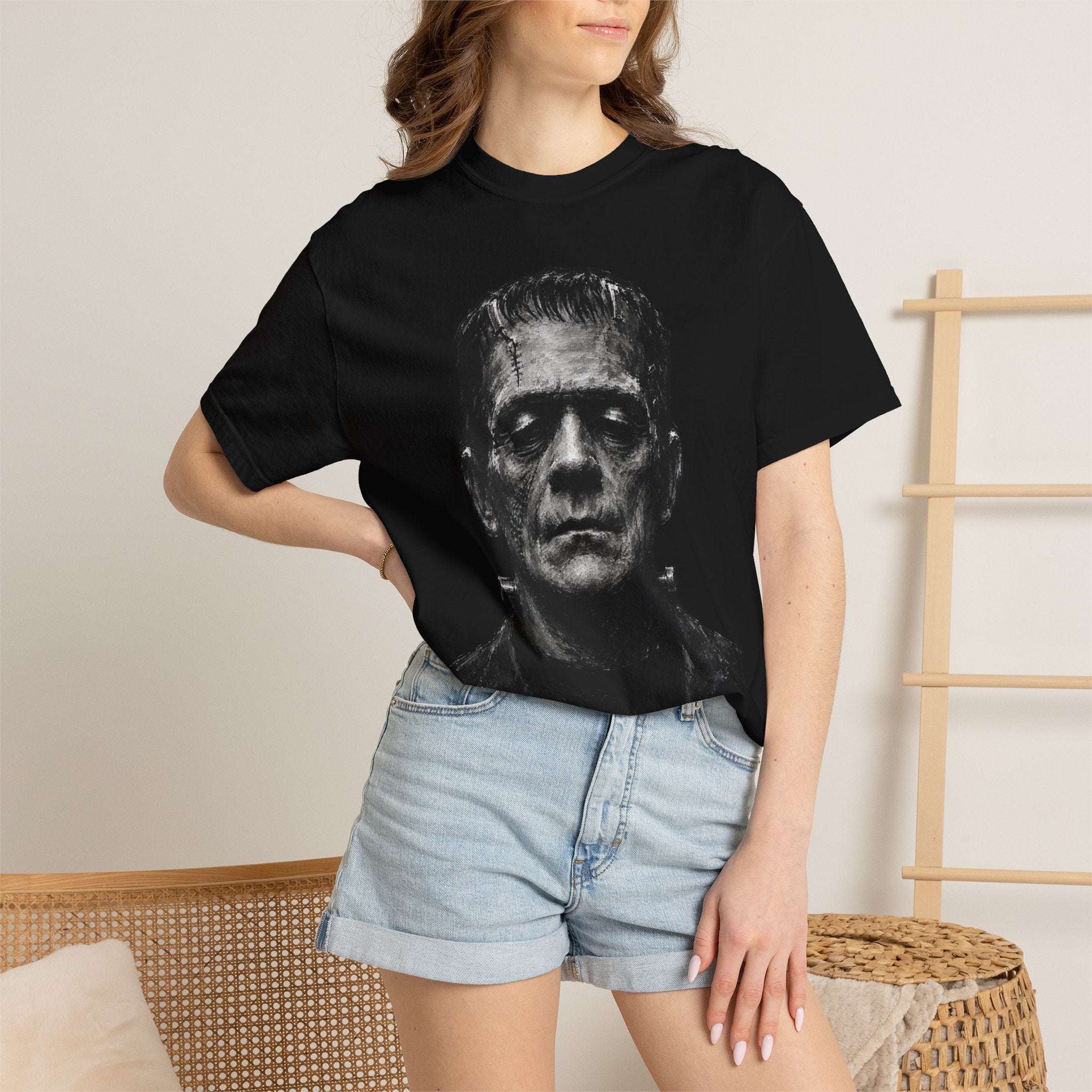 Portrait T-Shirt — Vintage Horror Monster Tee