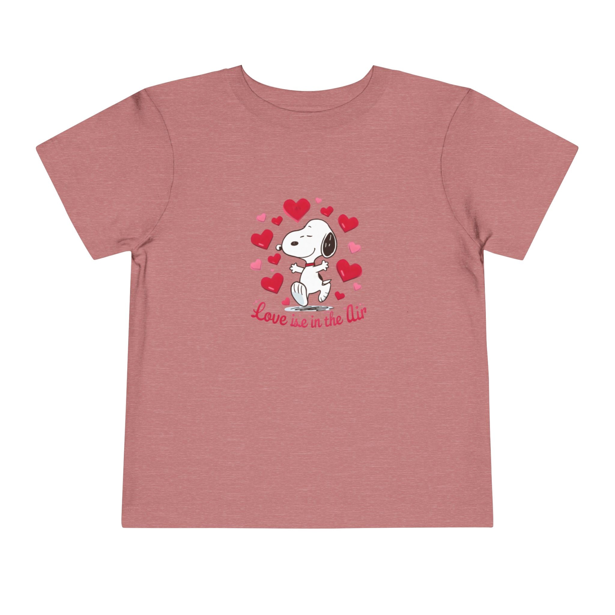 Toddler Tee — Cute Puppy “Love Is in the Air” Valentine Shirt