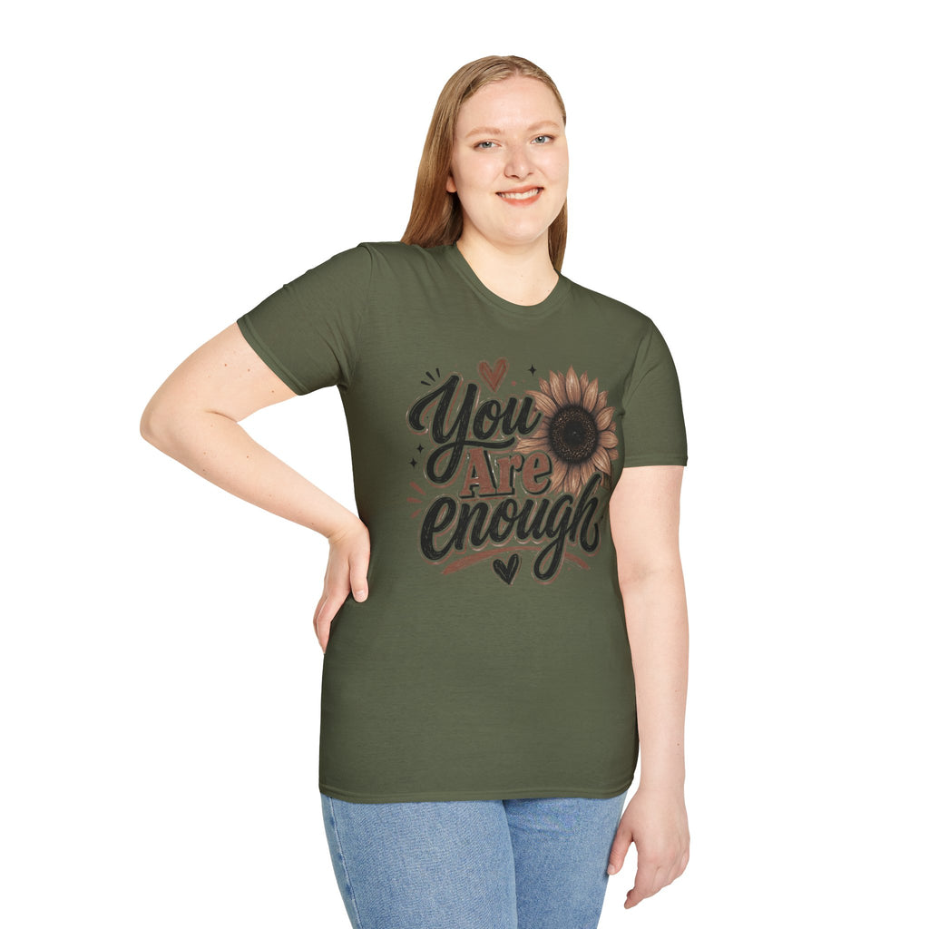 You Are Enough Sunflower T-Shirt