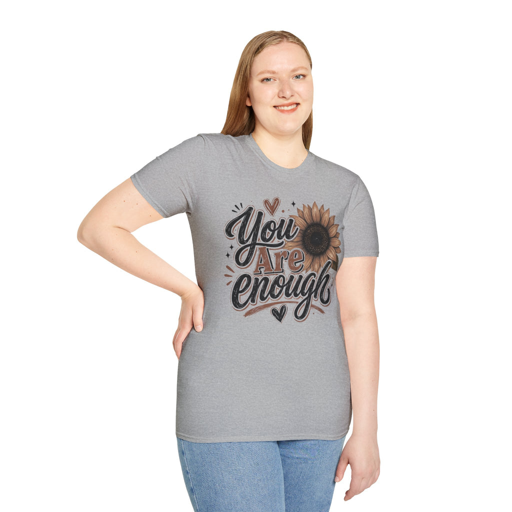 You Are Enough Sunflower T-Shirt