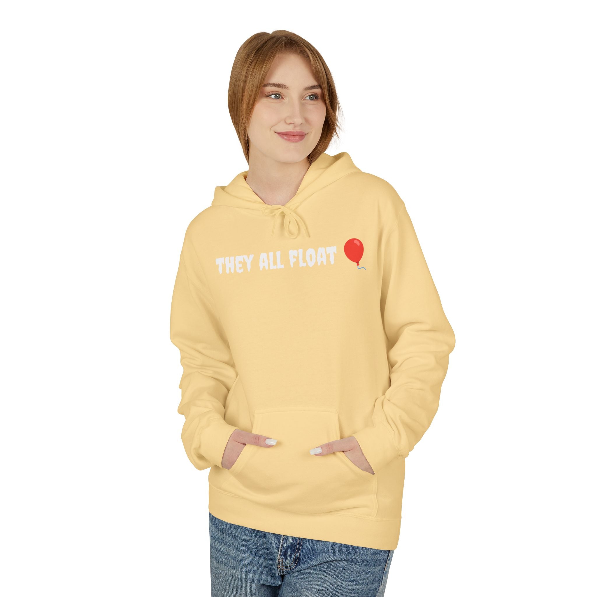 Horror Clown Girl Hoodie – Dark Balloon Graphic Pullover