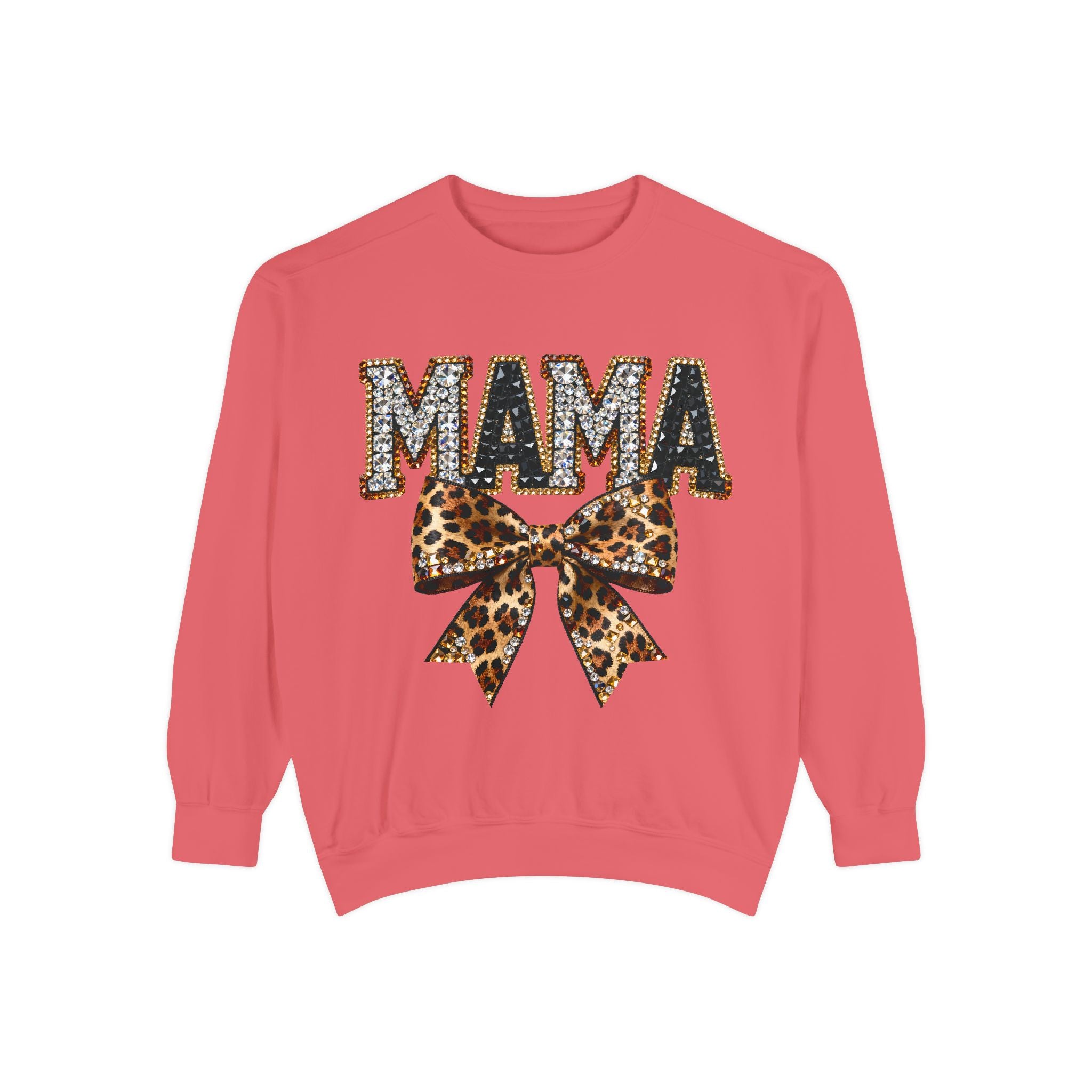 Mama Leopard Bow Sweatshirt — Mother's Day Gift