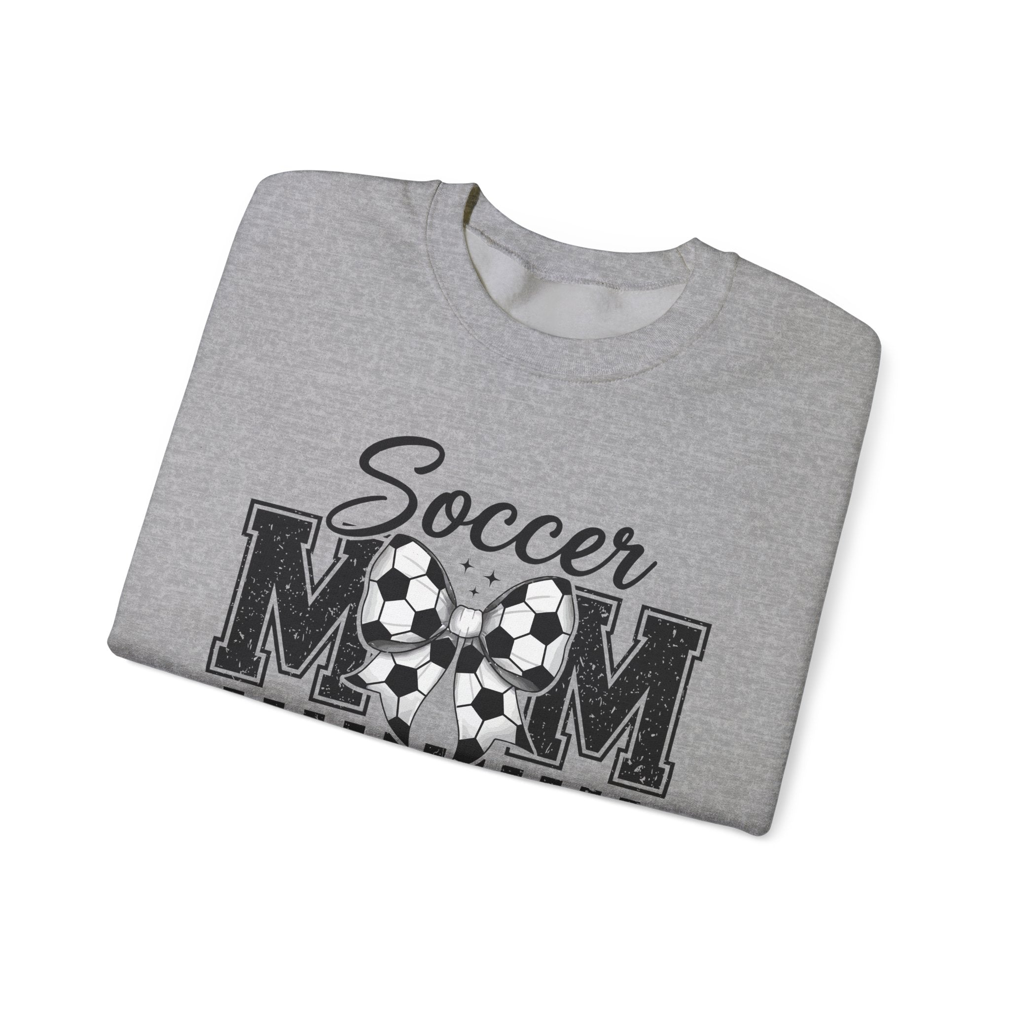 Soccer Mom Crewneck Sweatshirt — Vintage Soccer Ball Design